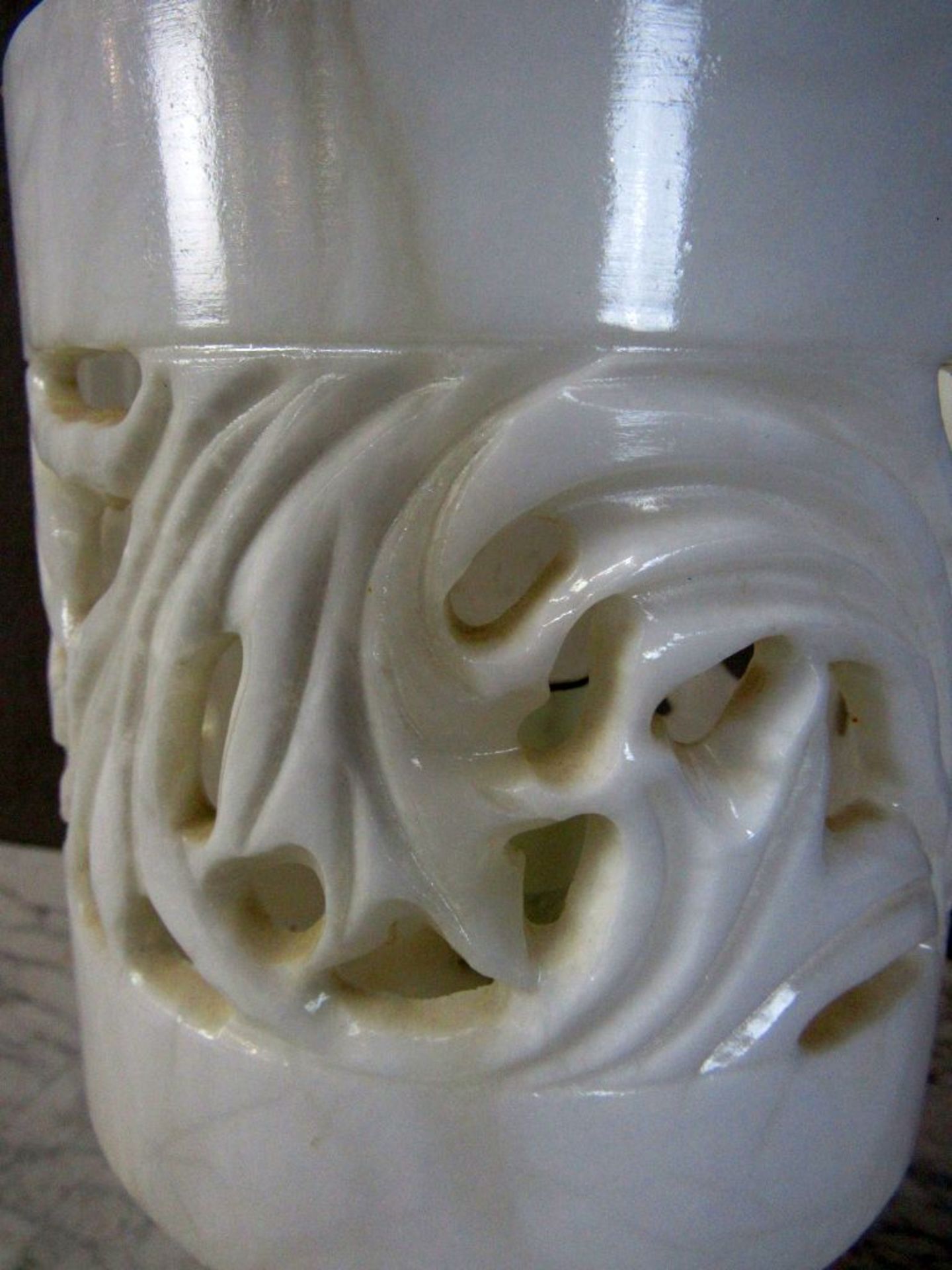 Tischlampe Alabaster 30 cm hoch - Image 6 of 7