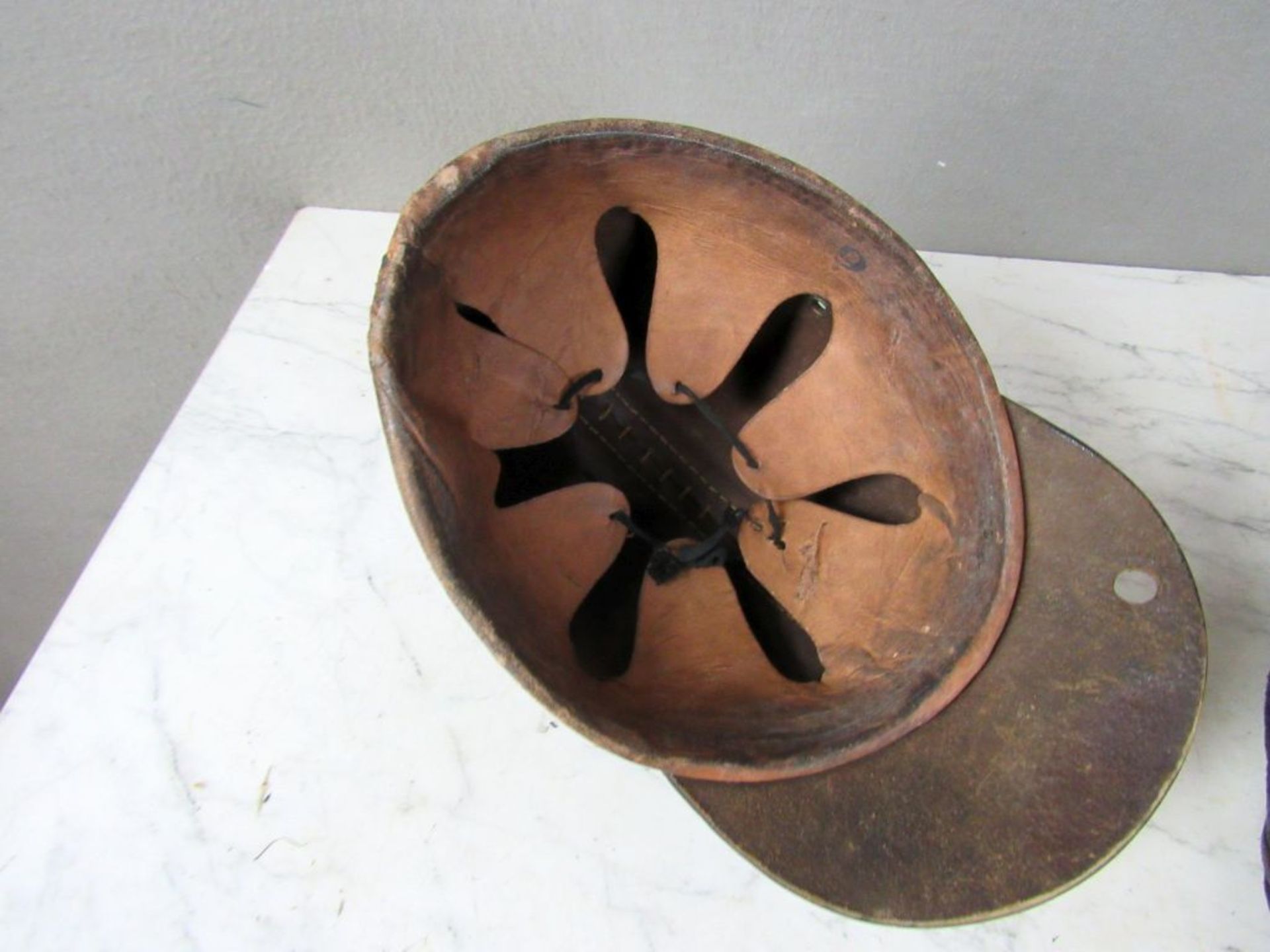 Antiker Bergbauhelm + zugehÃ¶rige - Bild 6 aus 10