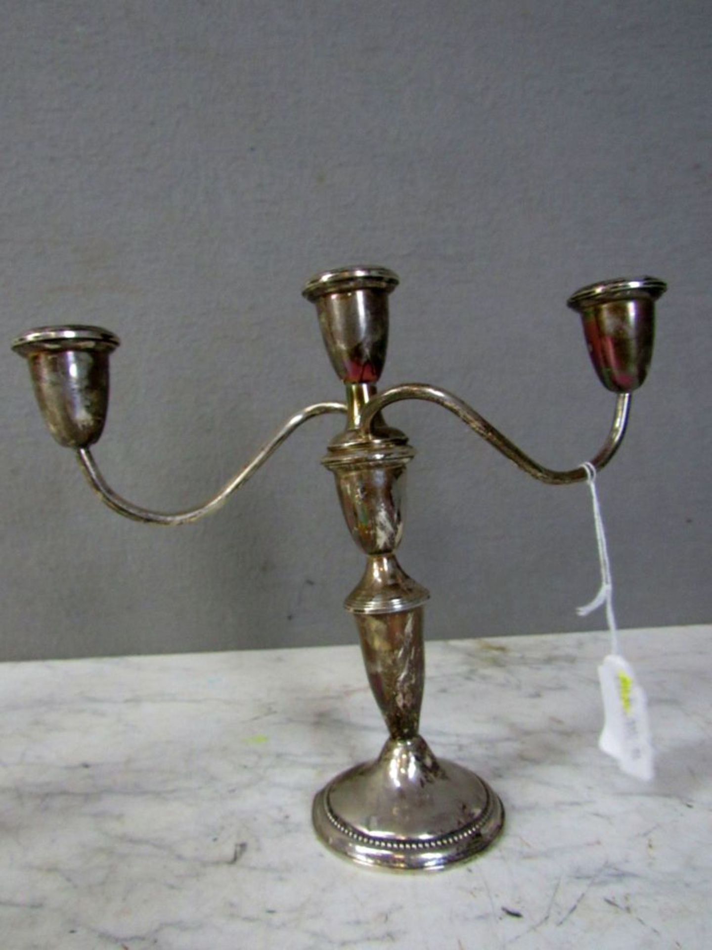 Zwei Kerzenleuchter 925er Silber - Image 3 of 8