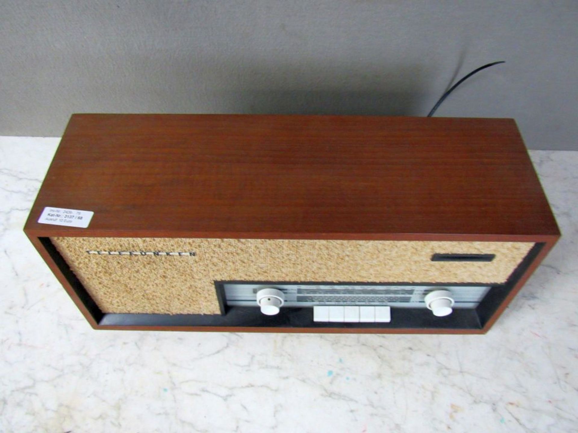 Vintage 60er Jahre Telefunken Radio - Image 7 of 9