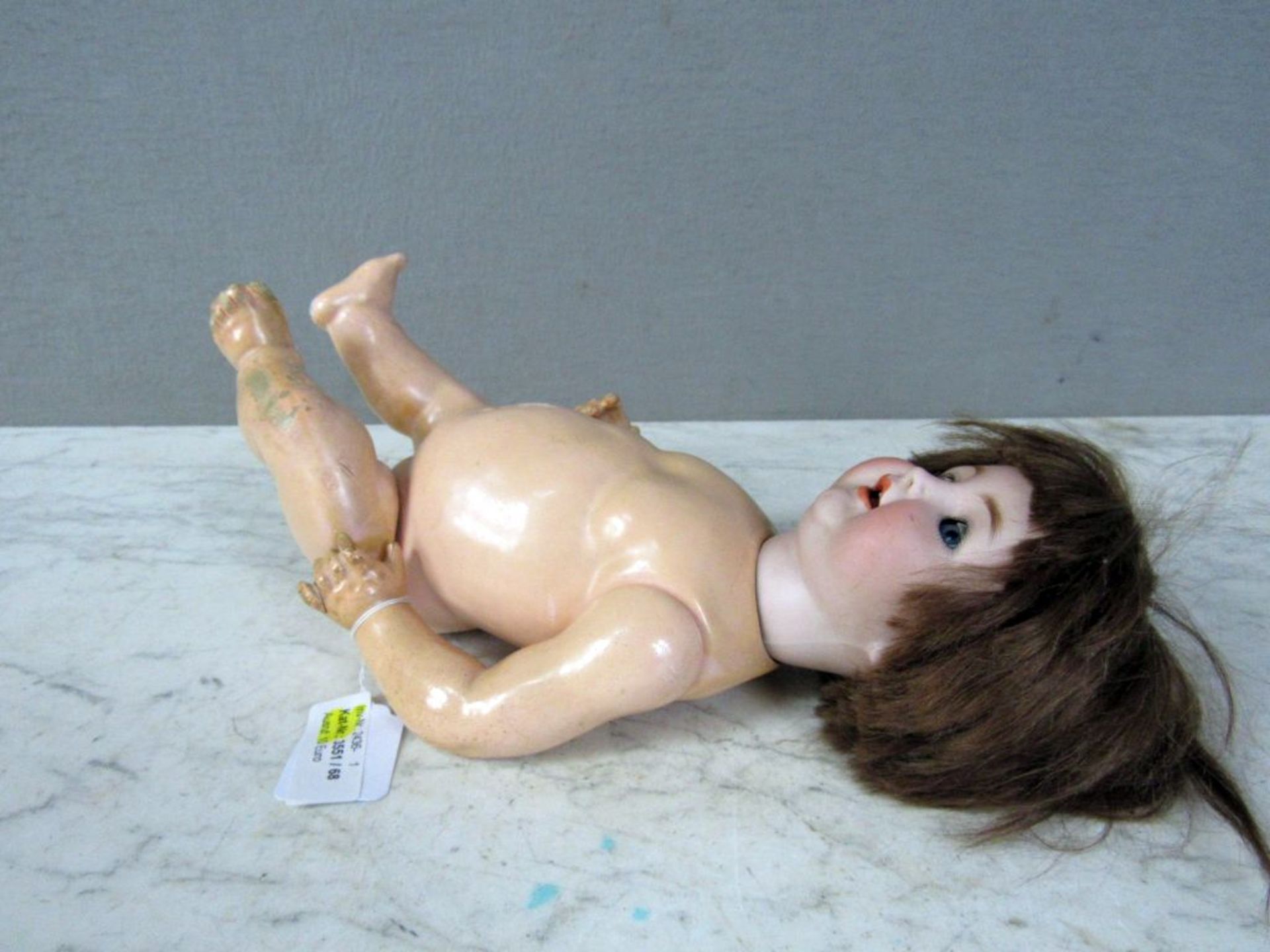 Puppe Porzellankopf gemarkt - Image 7 of 10