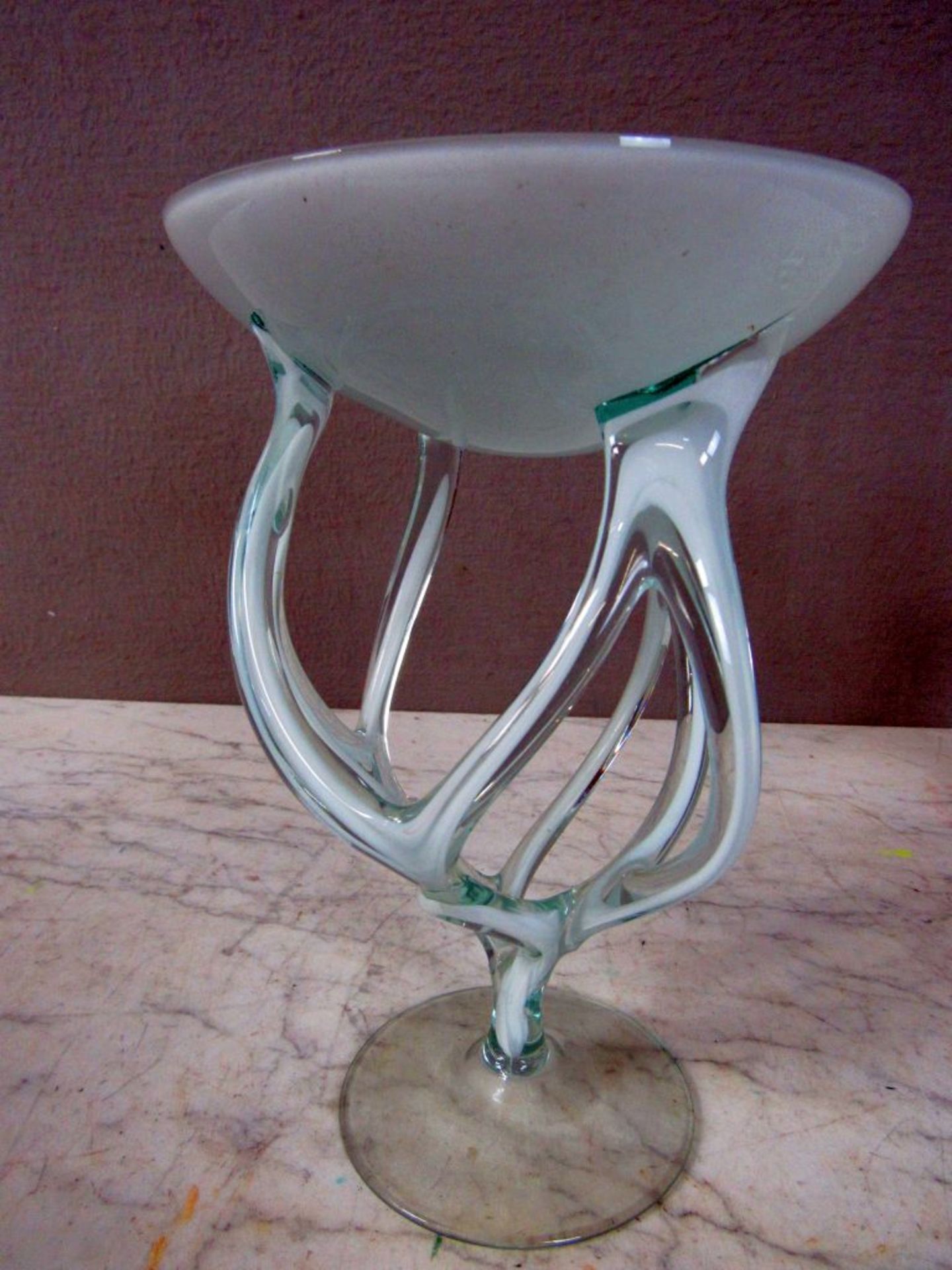 Kristallglasleuchter dreiflammig 20cm - Image 5 of 10