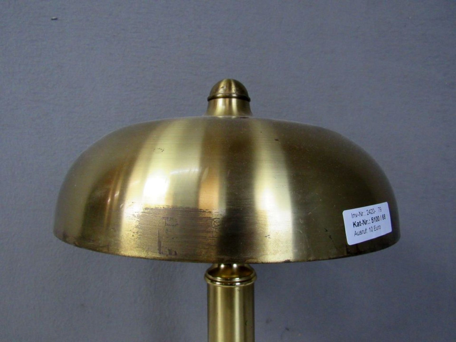 Tischlampe in Art Deco Manier Messing - Image 4 of 5