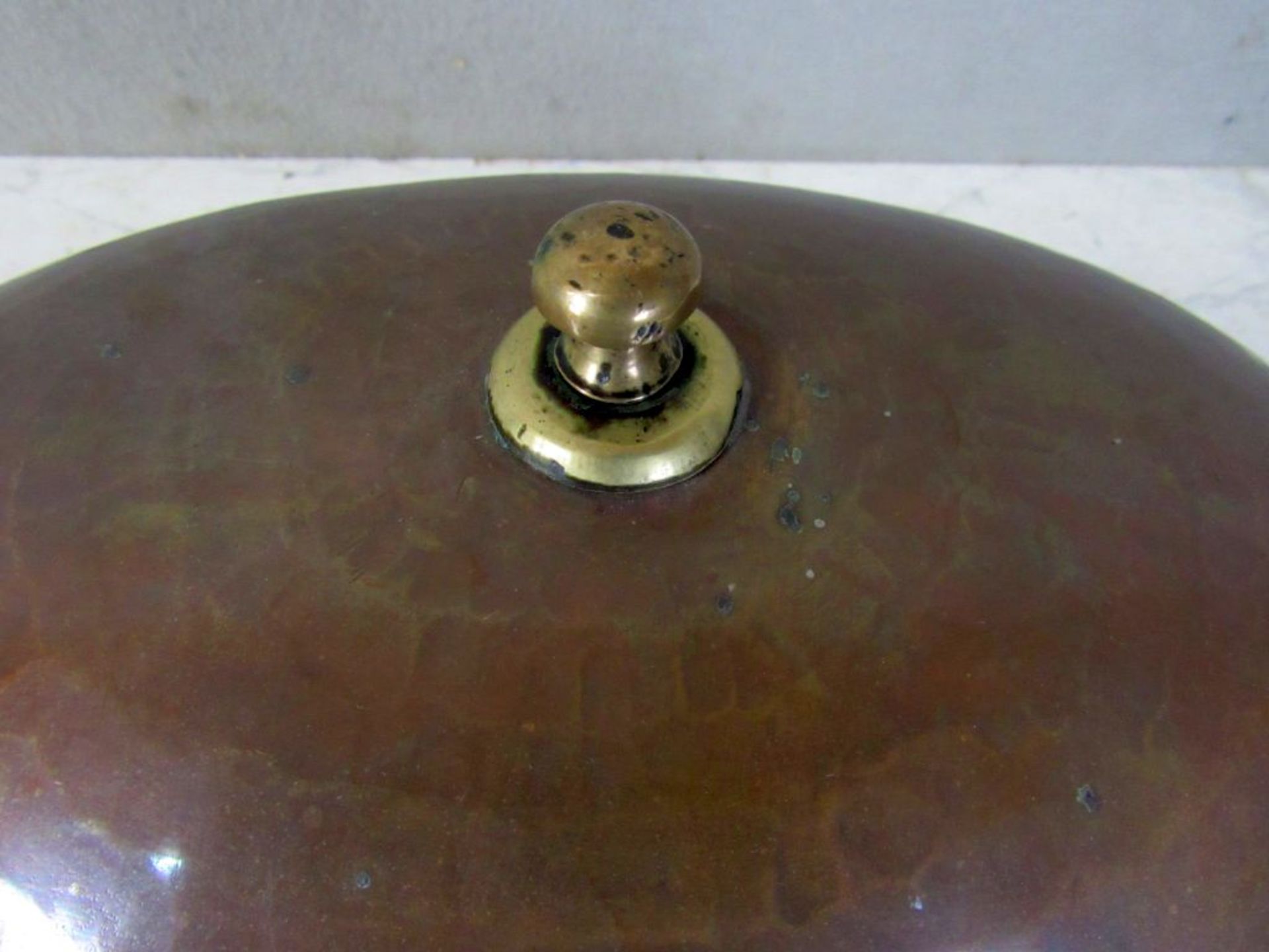 GroÃŸe antike osmanische Platte, oval - Image 3 of 8