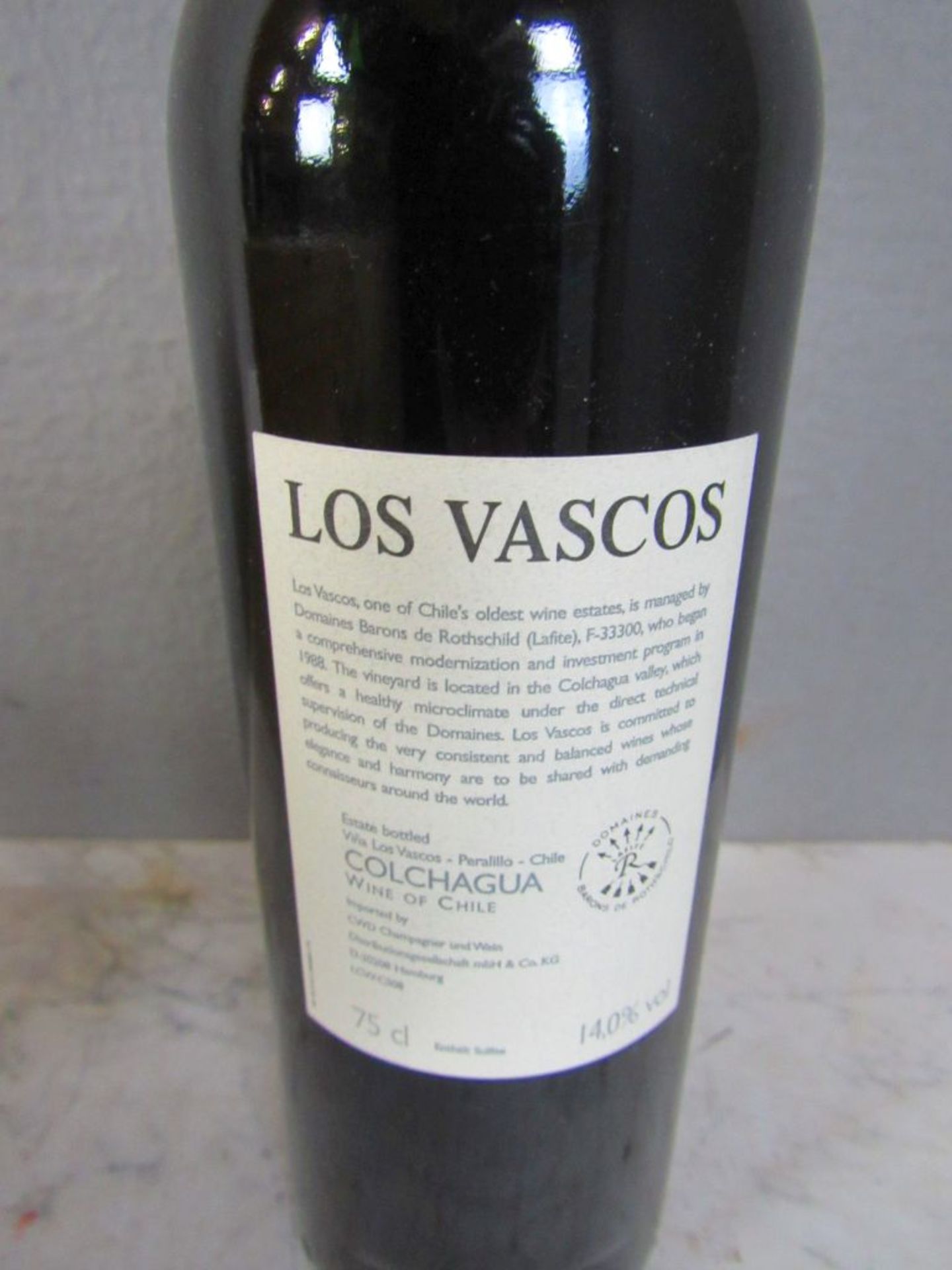 10 Flaschen Rotwein Los Vascos Domain - Bild 8 aus 9