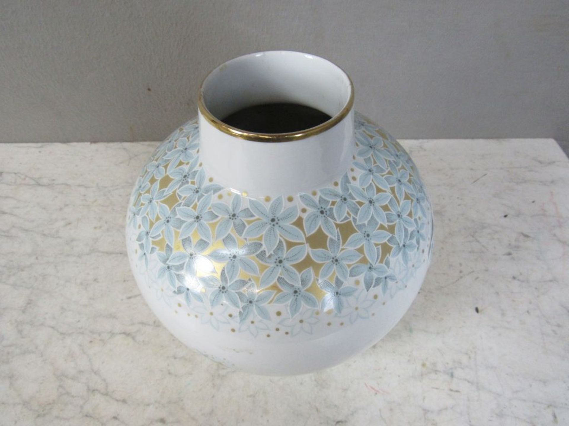 Vintage Vase gemarkt 25 cm hoch - Bild 2 aus 6