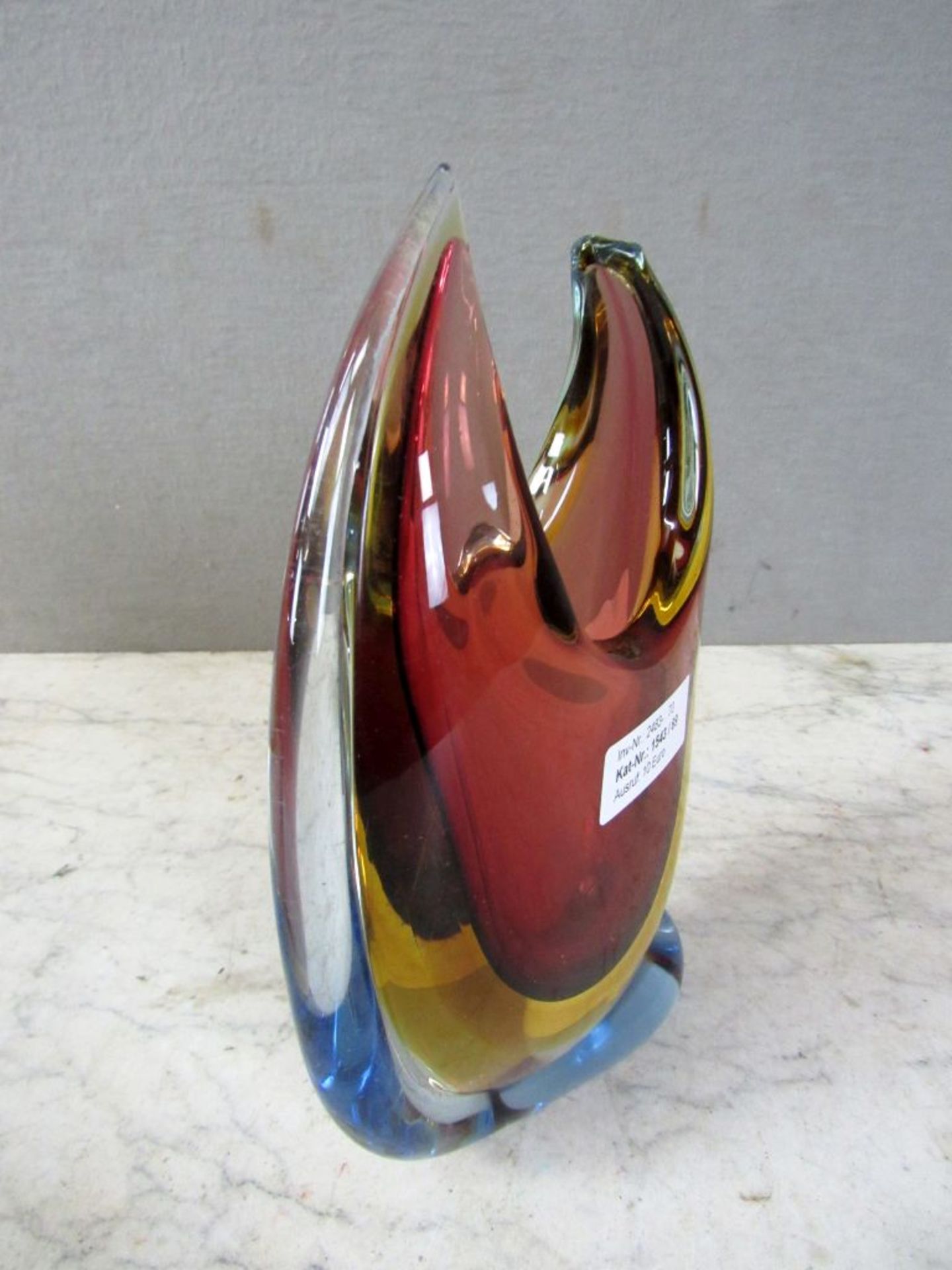 Glasvase wohl Murano 25cm - Image 3 of 8
