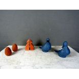 6 Teile Keramik Tauben und anderes 24