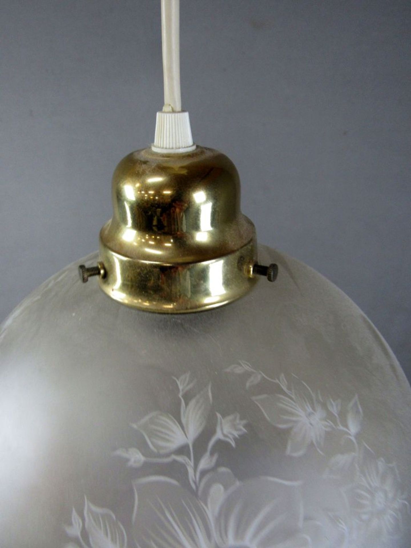 Deckenlampe Glas mit Perlbehang 24 cm - Image 4 of 8