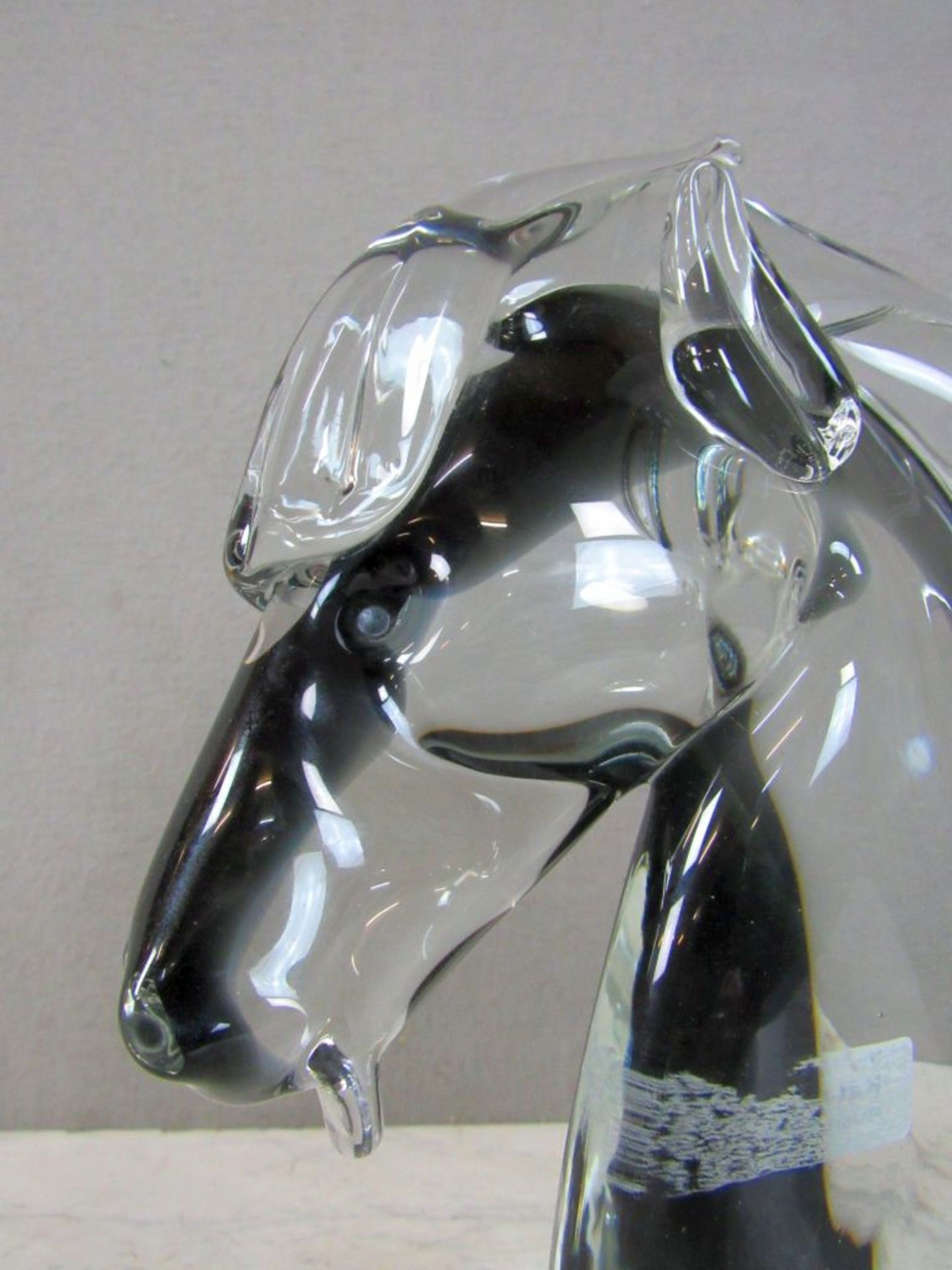 GroÃŸe Glasskulptur Murano unterseits - Image 8 of 10