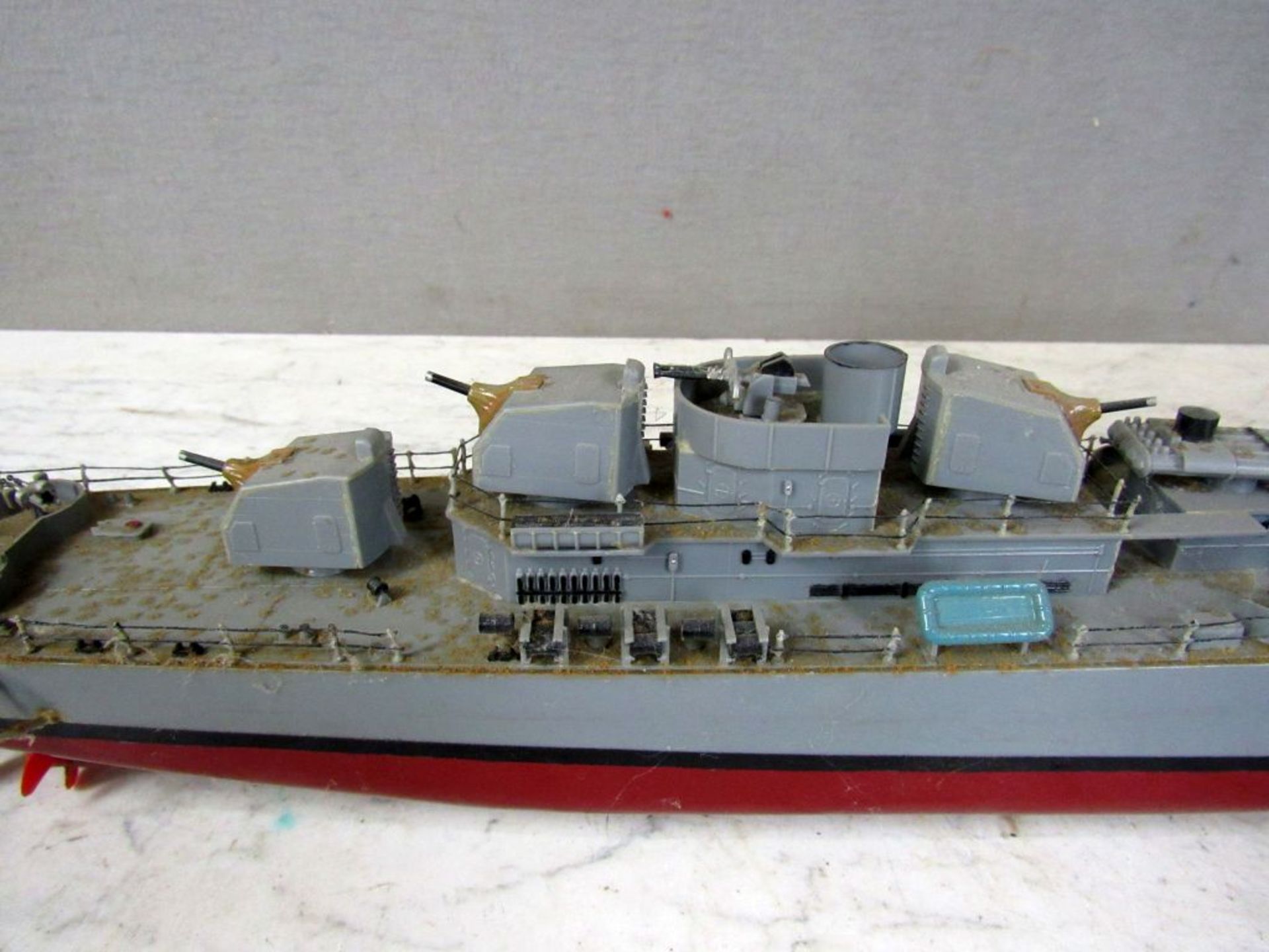 GroÃŸes Modellschiff Kriegsschiff - Image 6 of 10