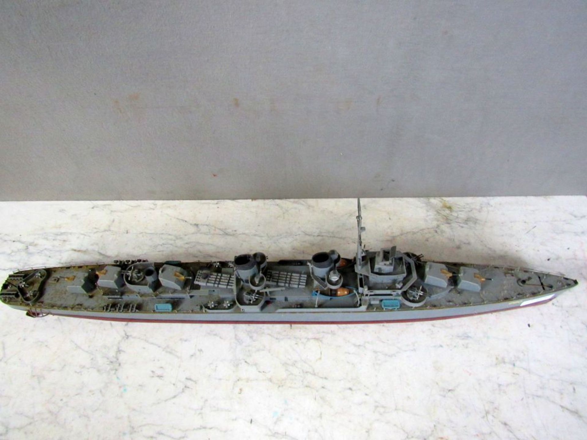 GroÃŸes Modellschiff Kriegsschiff - Image 9 of 10