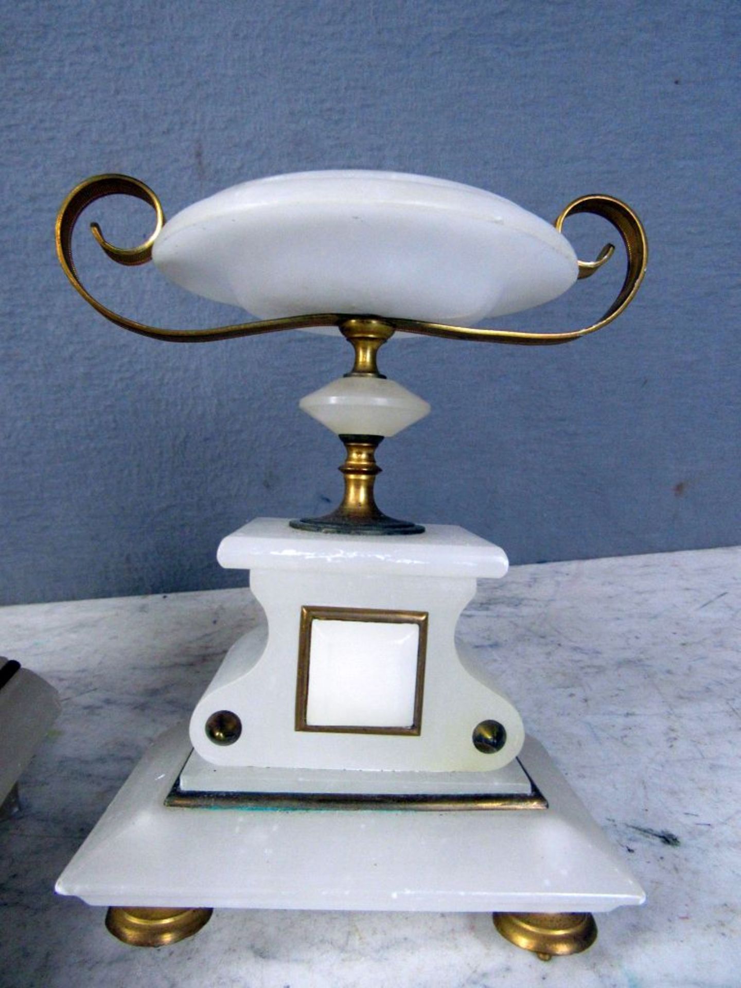 Antike Tischuhr Pendule mit - Image 6 of 10