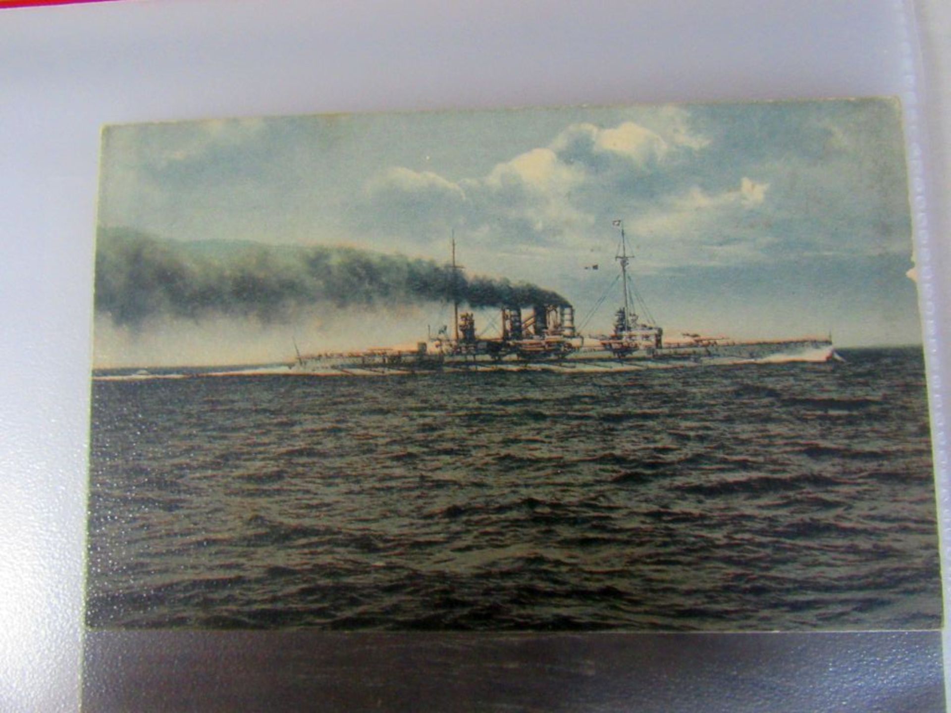 Ordner Postkarten Kriegsschiffe - Image 9 of 10