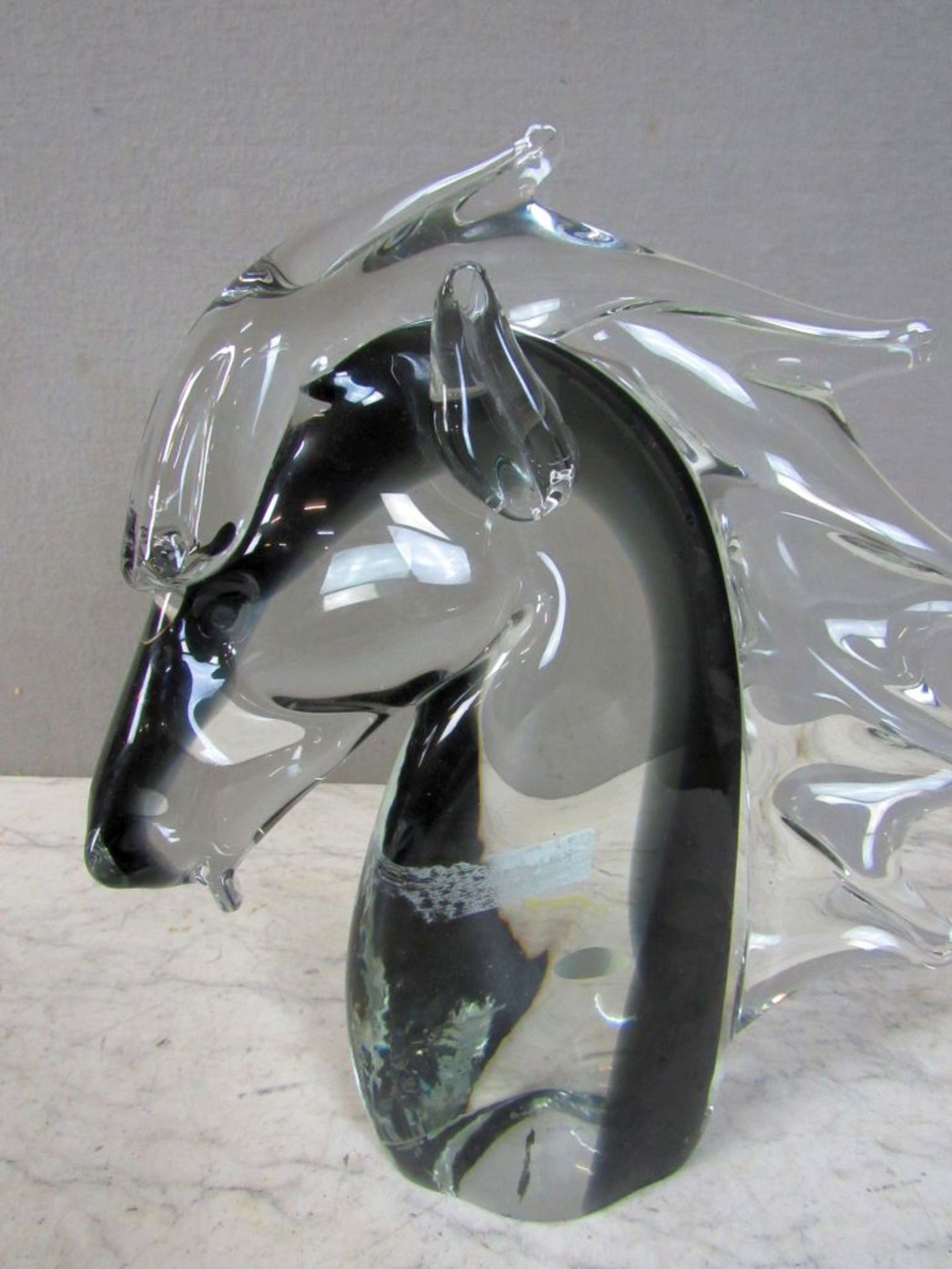 GroÃŸe Glasskulptur Murano unterseits - Image 7 of 10