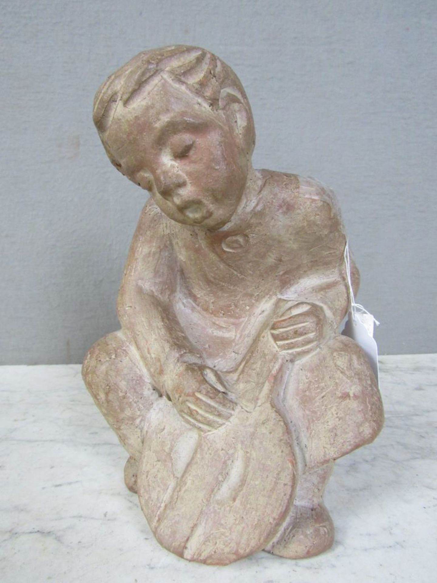Skulptur Keramik Worpswede sitzender - Image 3 of 10
