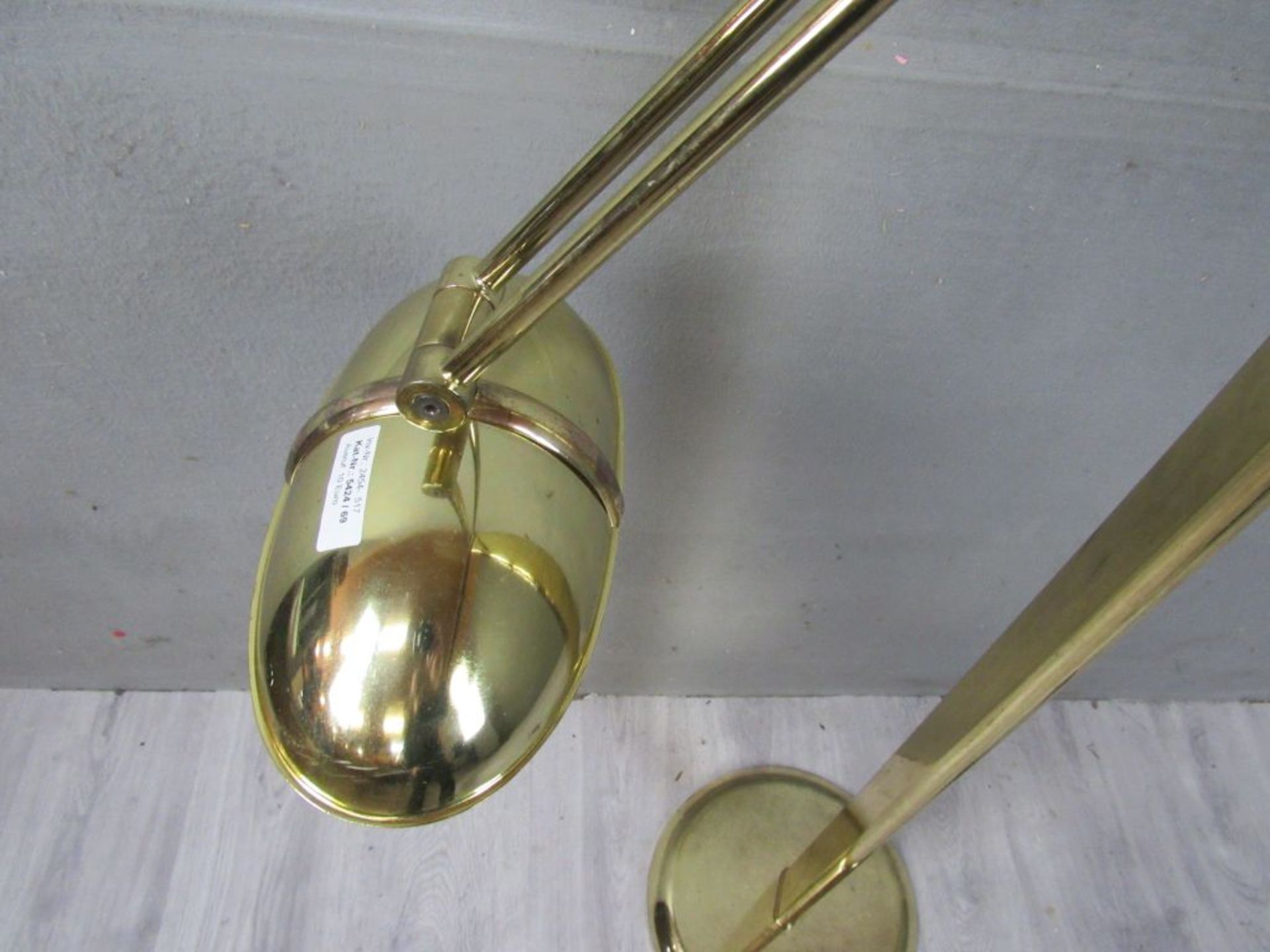 Vintage Stehleuchte Bankerlampe ca. - Image 9 of 9