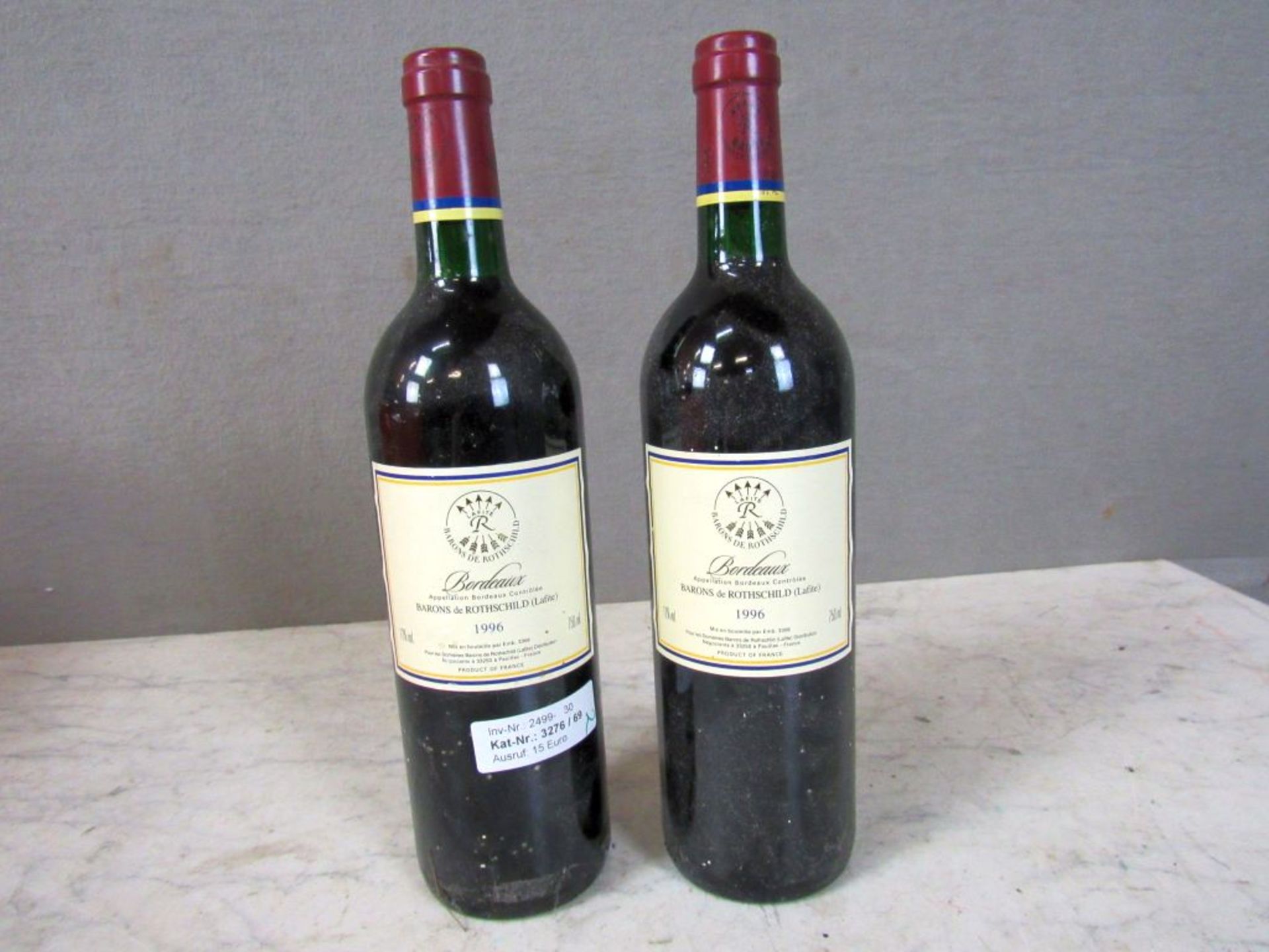 Alkohol Wein Barons De Rothschild 1996