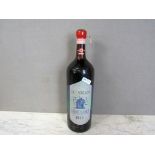 GroÃŸe Flasche Wein Italien Chianti