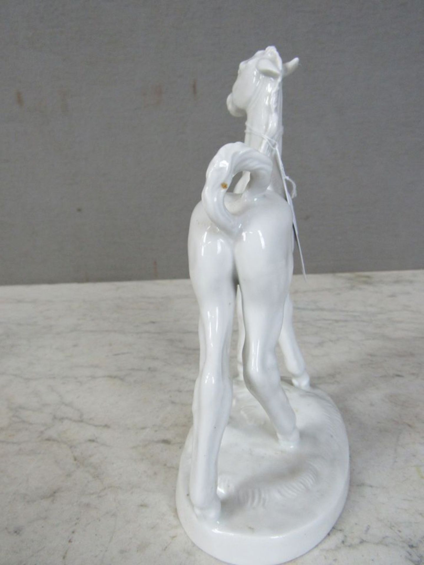 Porzellanfigur Pferd Meissen - Bild 7 aus 10