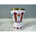 Antike bÃ¶hmische Vase Porzellan und