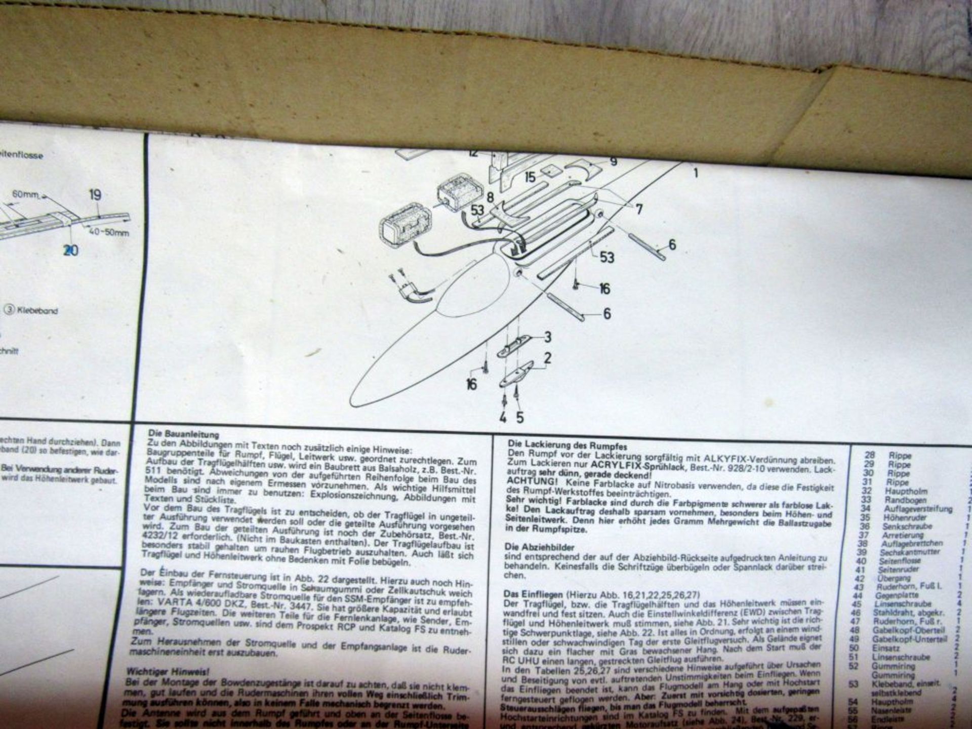 Modellflugzeug Graupner groÃŸer - Bild 6 aus 8