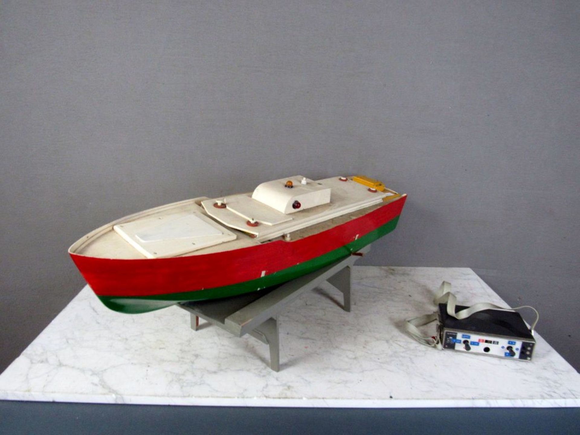 Modellbau Schiff Boot 60er Jahre 93cm - Bild 8 aus 9