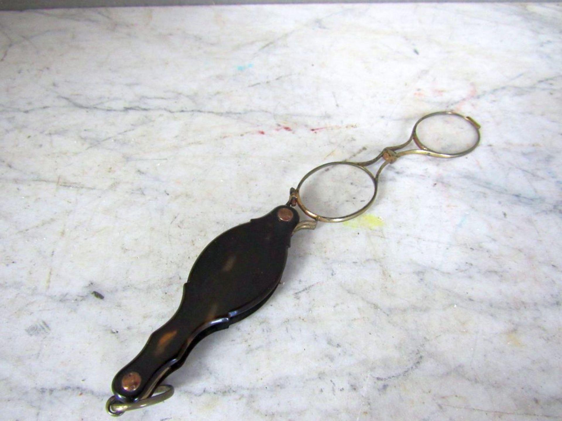 Drei antike Brillen klappbar - Image 5 of 10