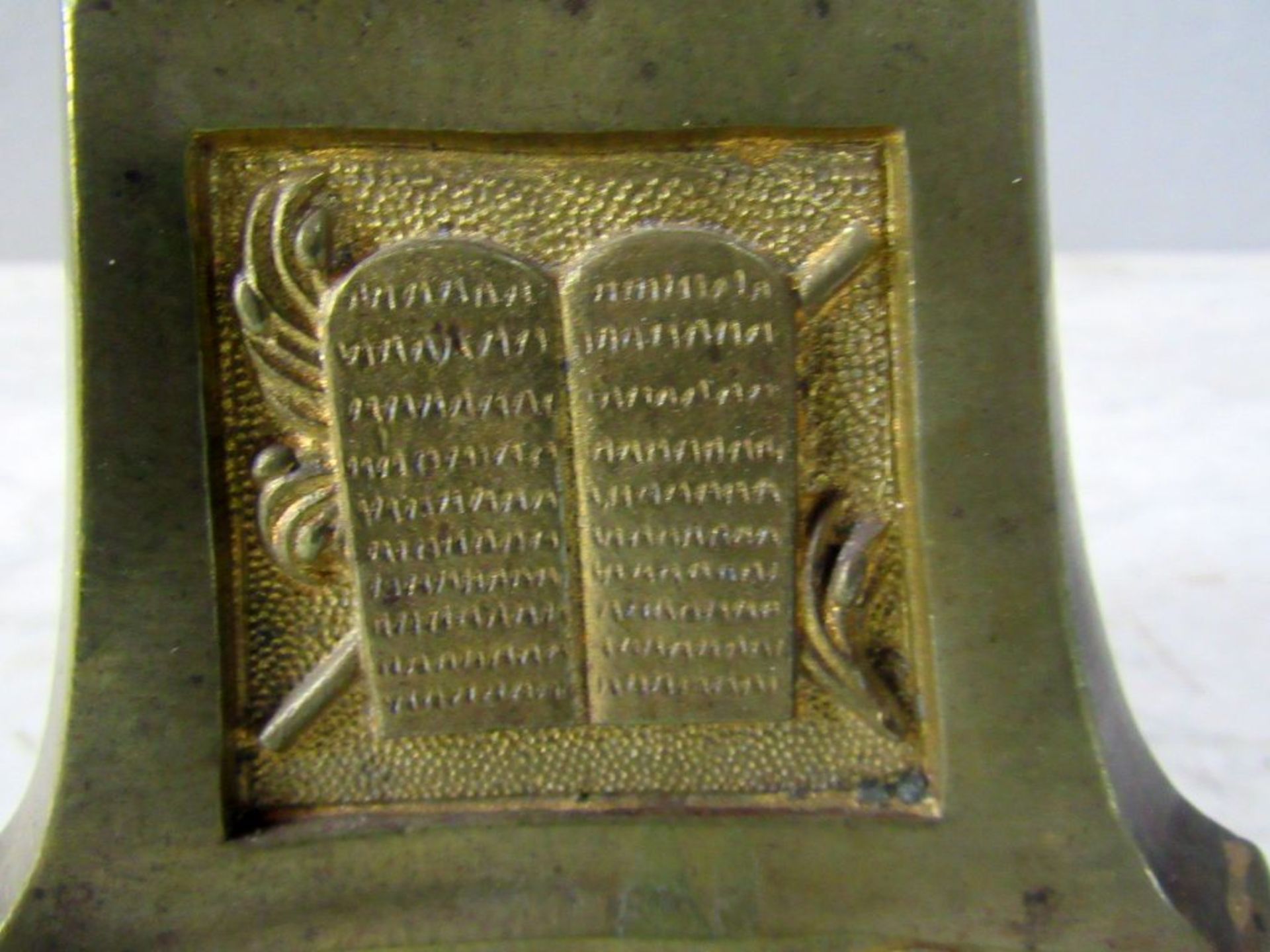 Altarleuchter Bronze vergoldet um 1830 - Image 7 of 8