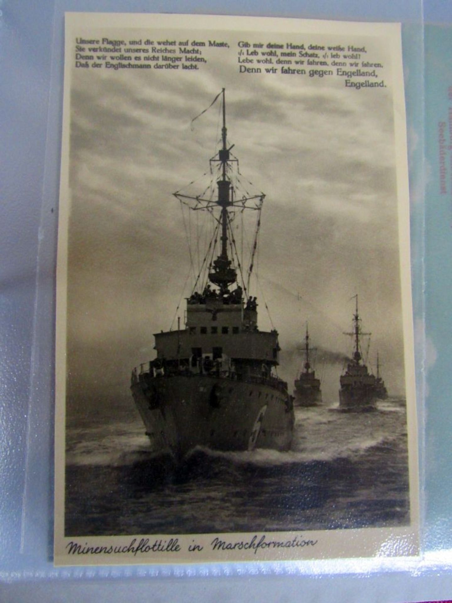 Ordner Postkarten Kriegsschiffe - Image 4 of 10