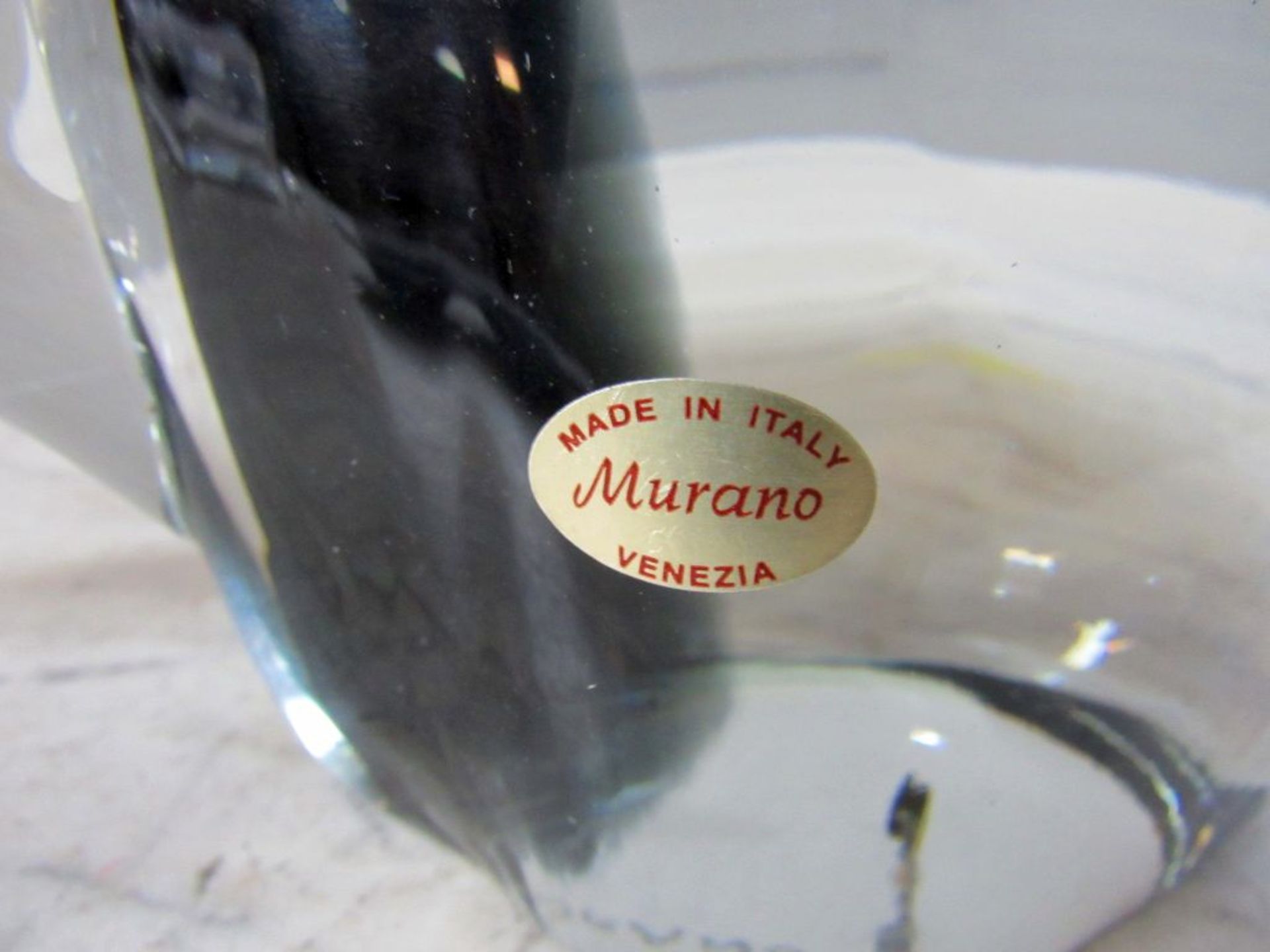 GroÃŸe Glasskulptur Murano unterseits - Image 4 of 10