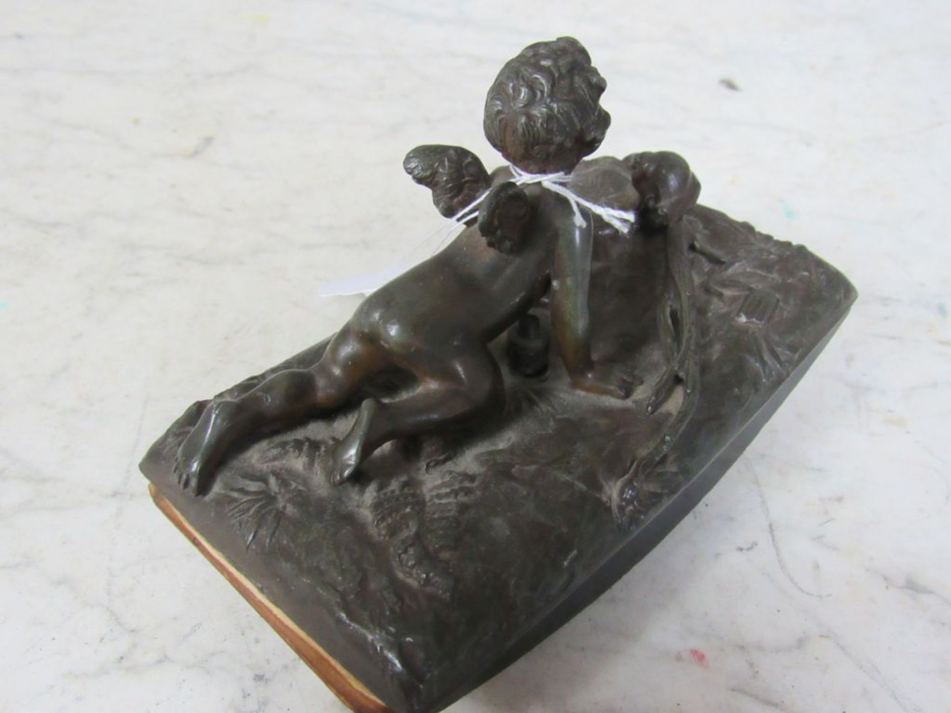 Tintentrockner, Jugendstil Bronze, - Image 9 of 10