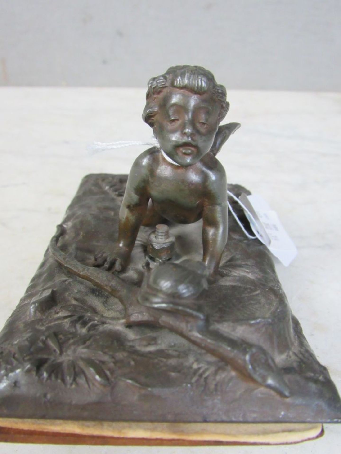 Tintentrockner, Jugendstil Bronze, - Image 2 of 10