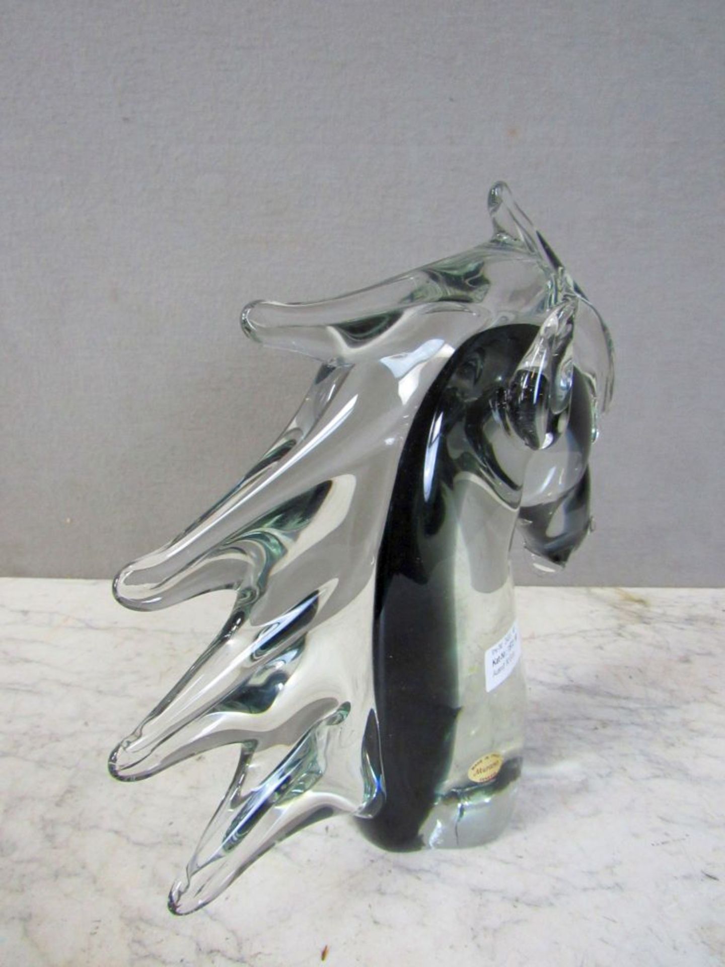 GroÃŸe Glasskulptur Murano unterseits - Image 5 of 10