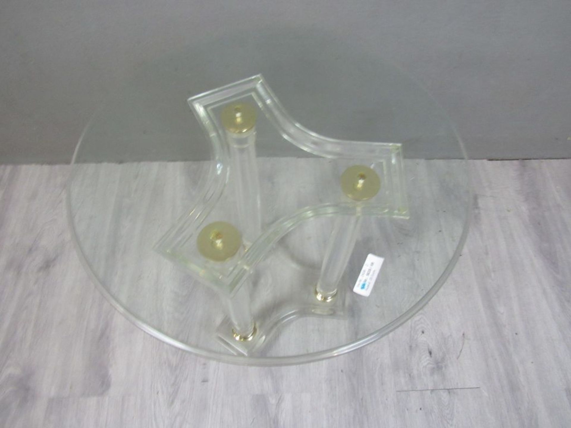 Designertisch Stand aus Acrylglas - Image 6 of 6