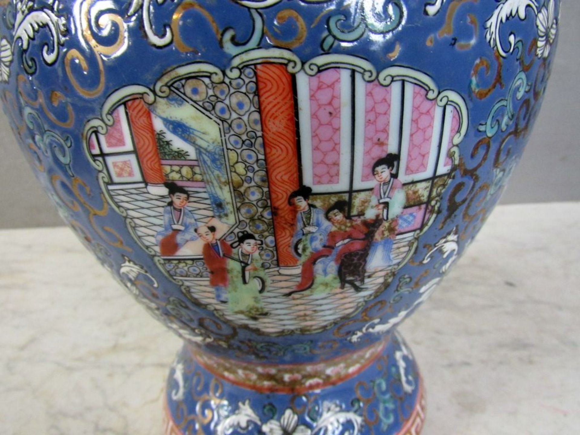 Dekorative Vase China 27cm - Image 4 of 8
