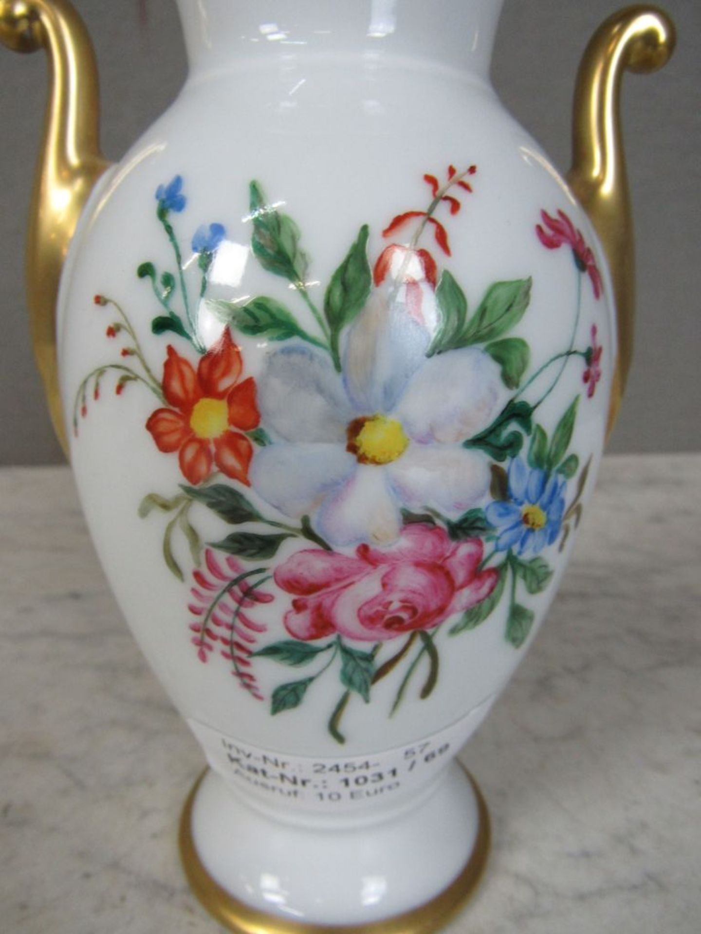 Rosenthal kleine Vase mittig mit - Bild 3 aus 9