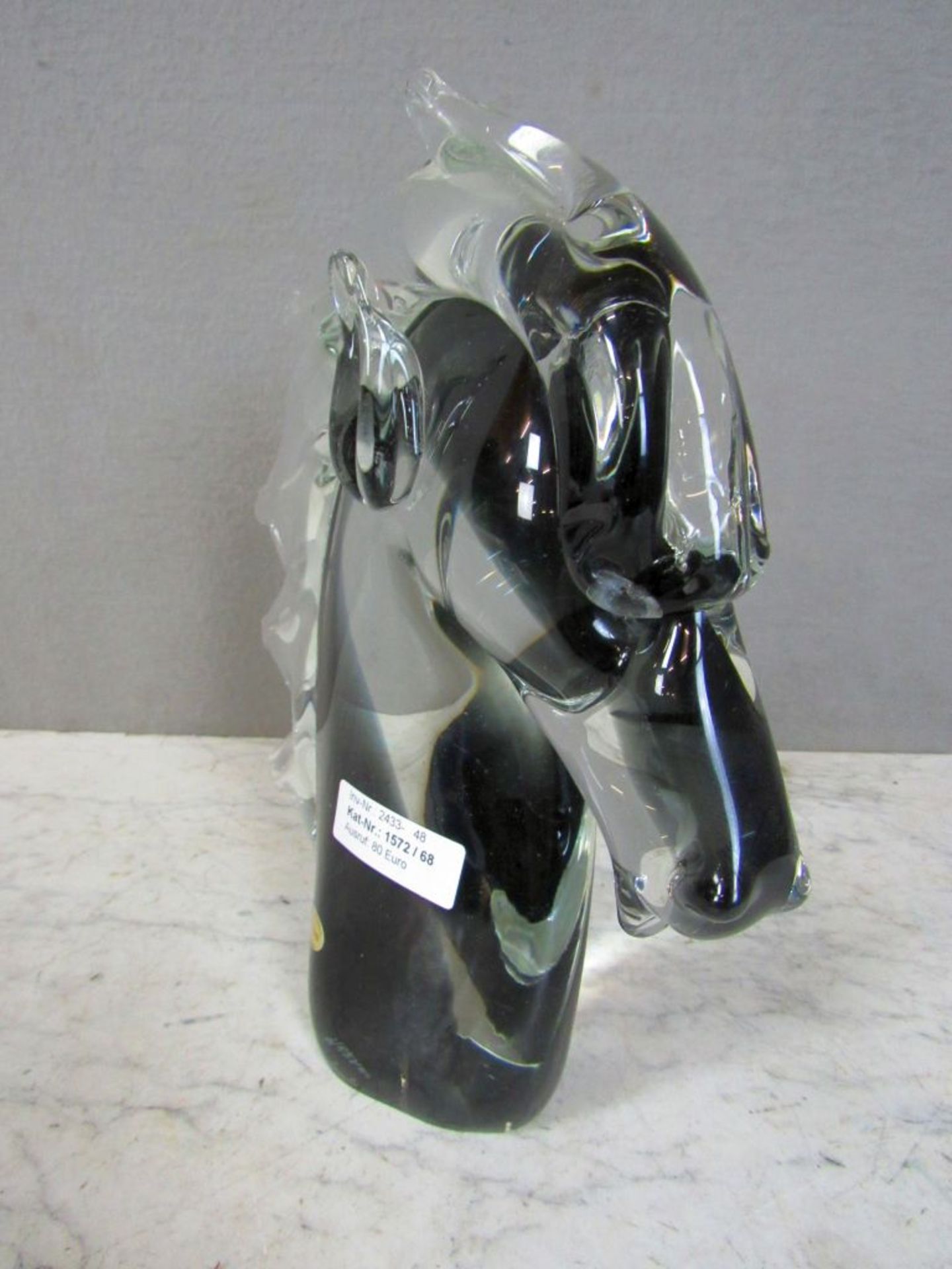 GroÃŸe Glasskulptur Murano unterseits - Image 3 of 10