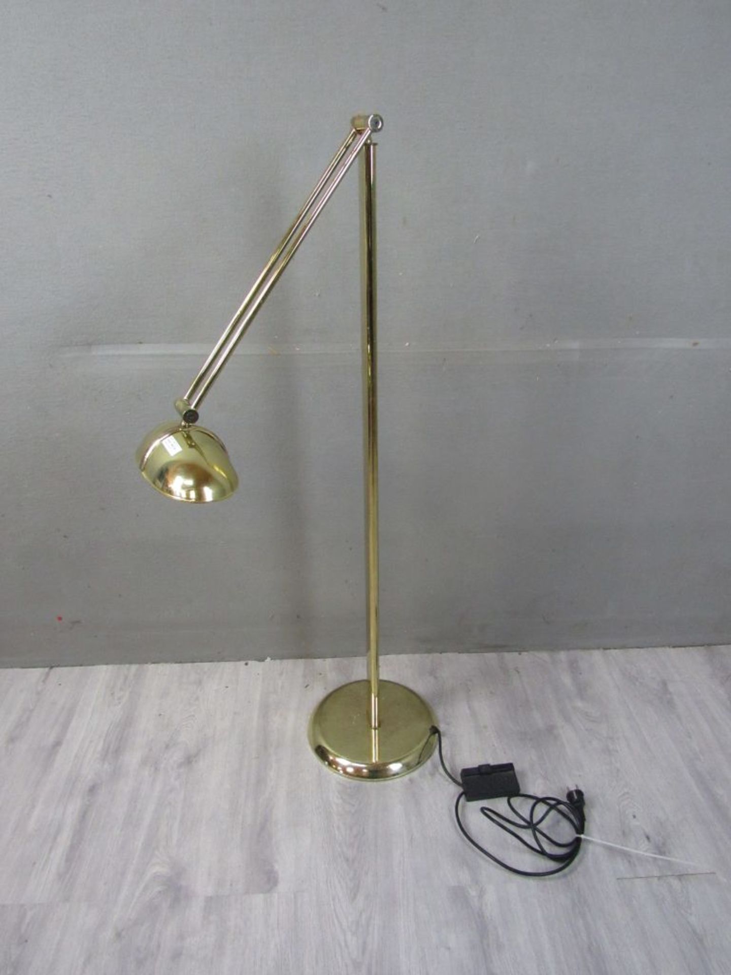 Vintage Stehleuchte Bankerlampe ca.