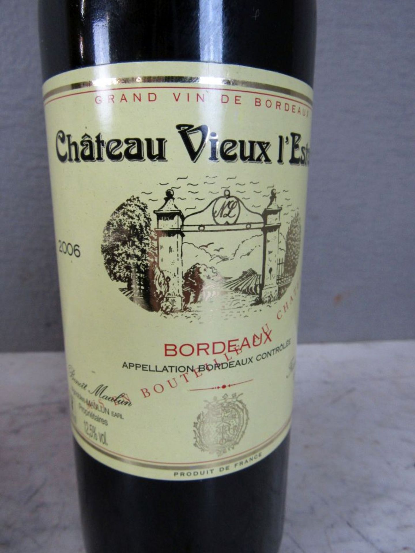 Flasche Rotwein Bordeaux Frankreich in - Bild 3 aus 9