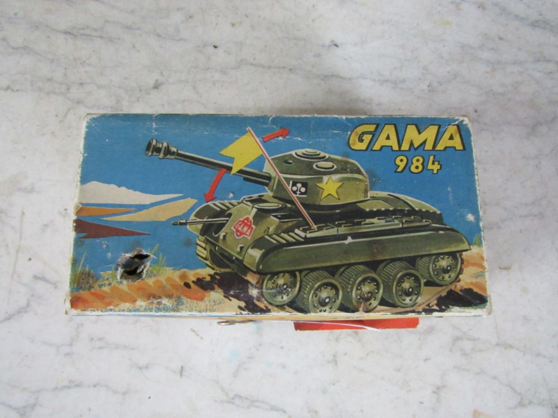 Blechspielzeug Panzer Gama Modell 984