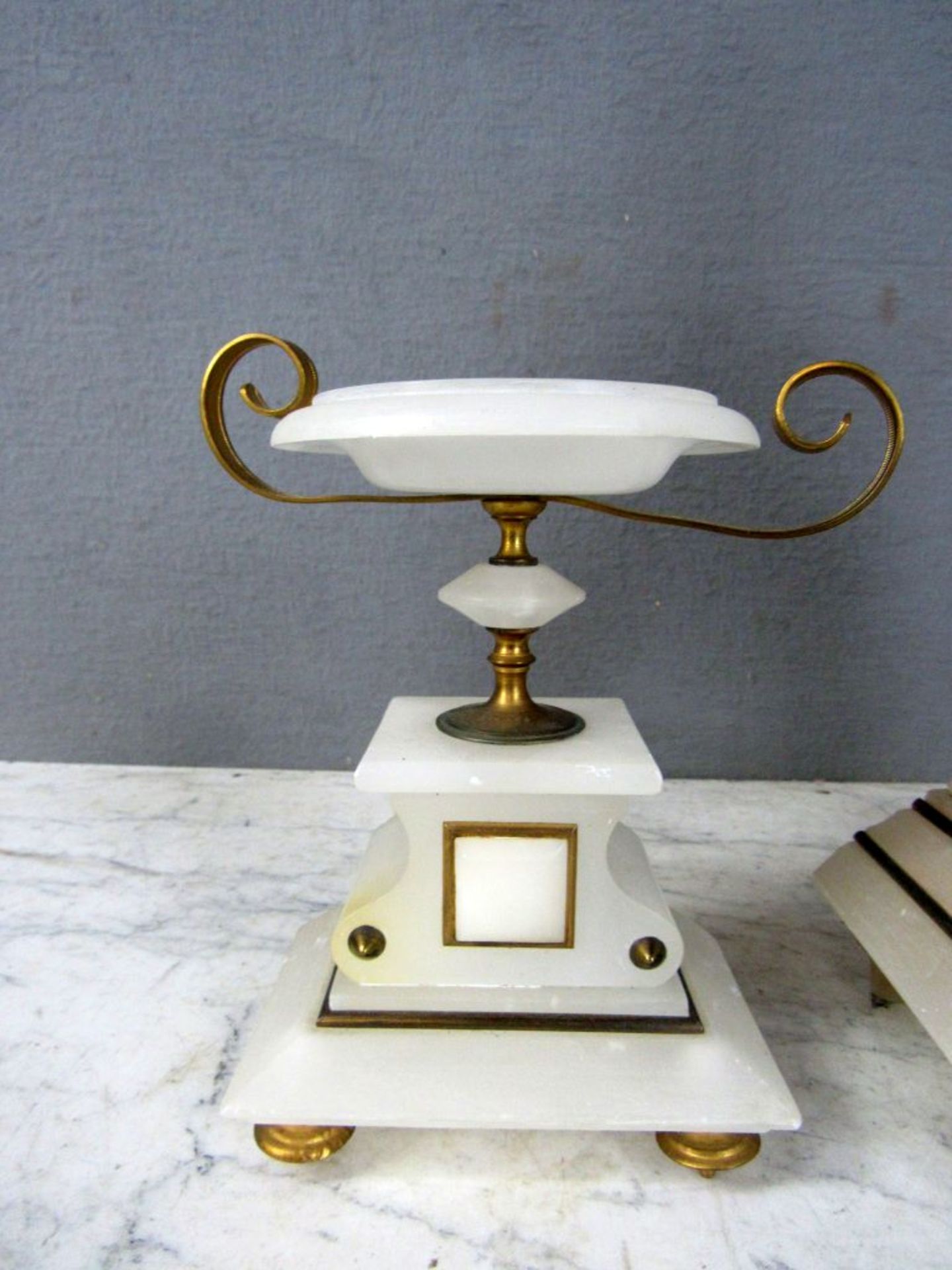 Antike Tischuhr Pendule mit - Image 3 of 10