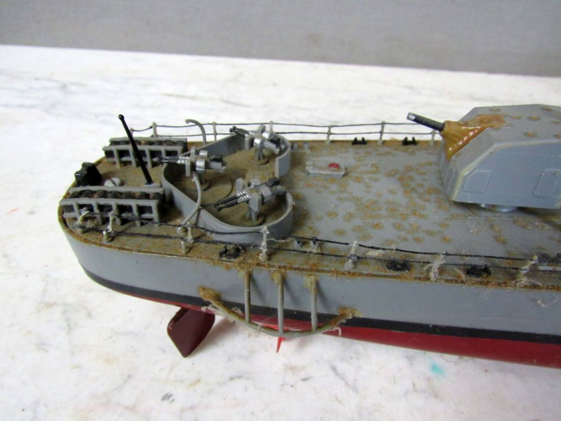 GroÃŸes Modellschiff Kriegsschiff - Image 5 of 10