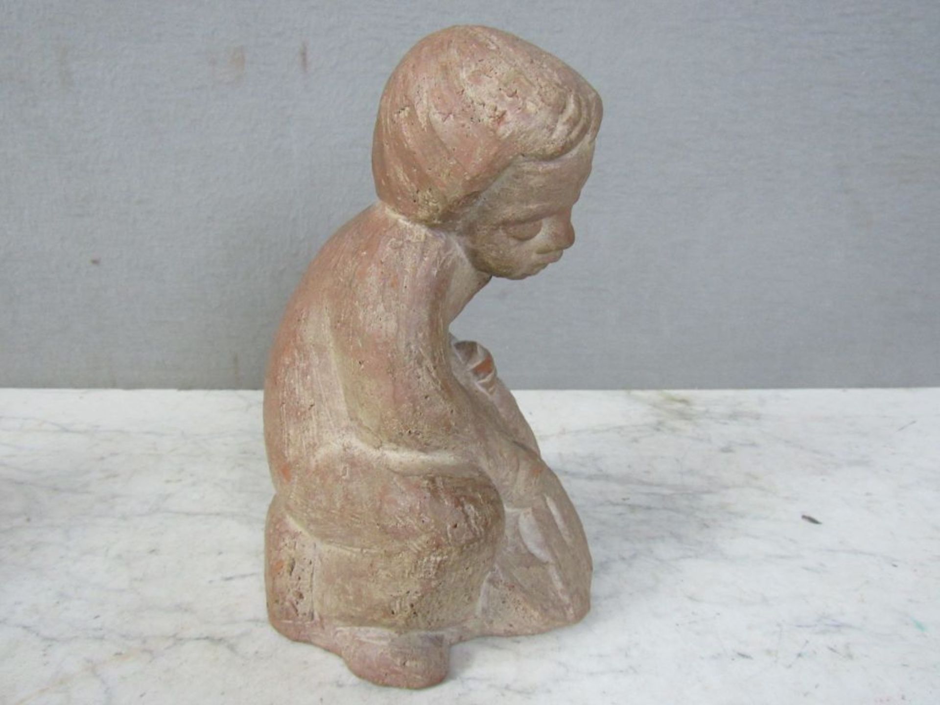 Skulptur Keramik Worpswede sitzender - Image 4 of 10