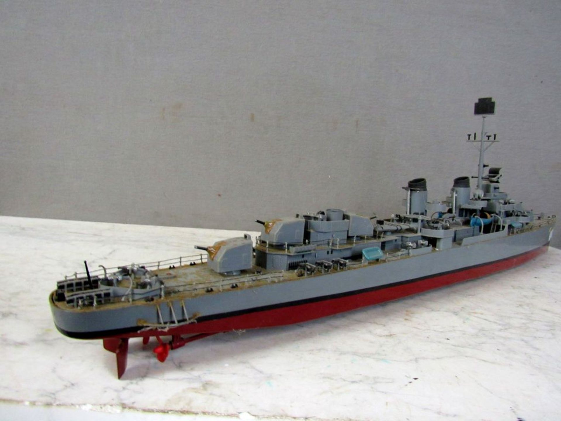 GroÃŸes Modellschiff Kriegsschiff - Image 10 of 10