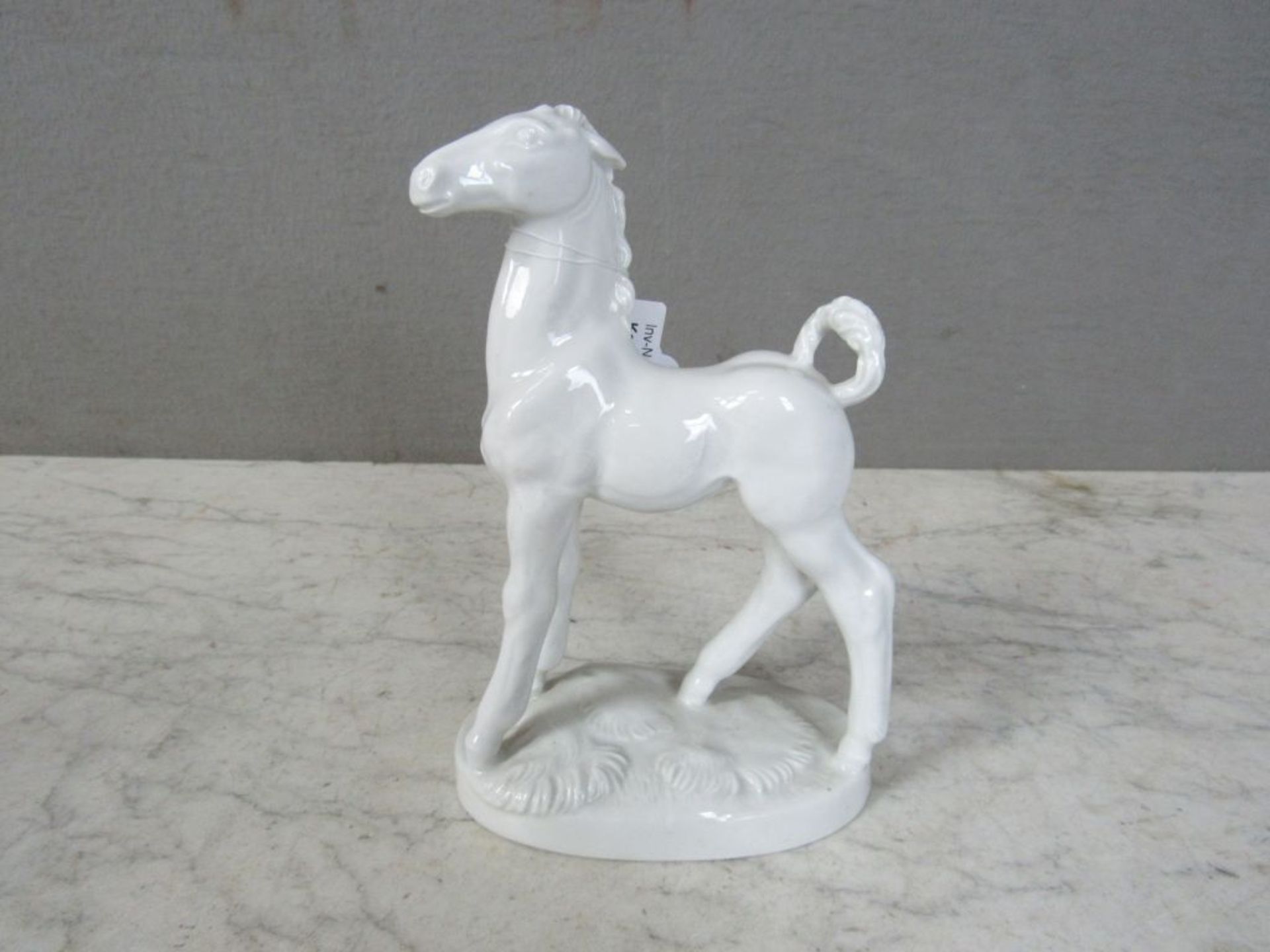Porzellanfigur Pferd Meissen