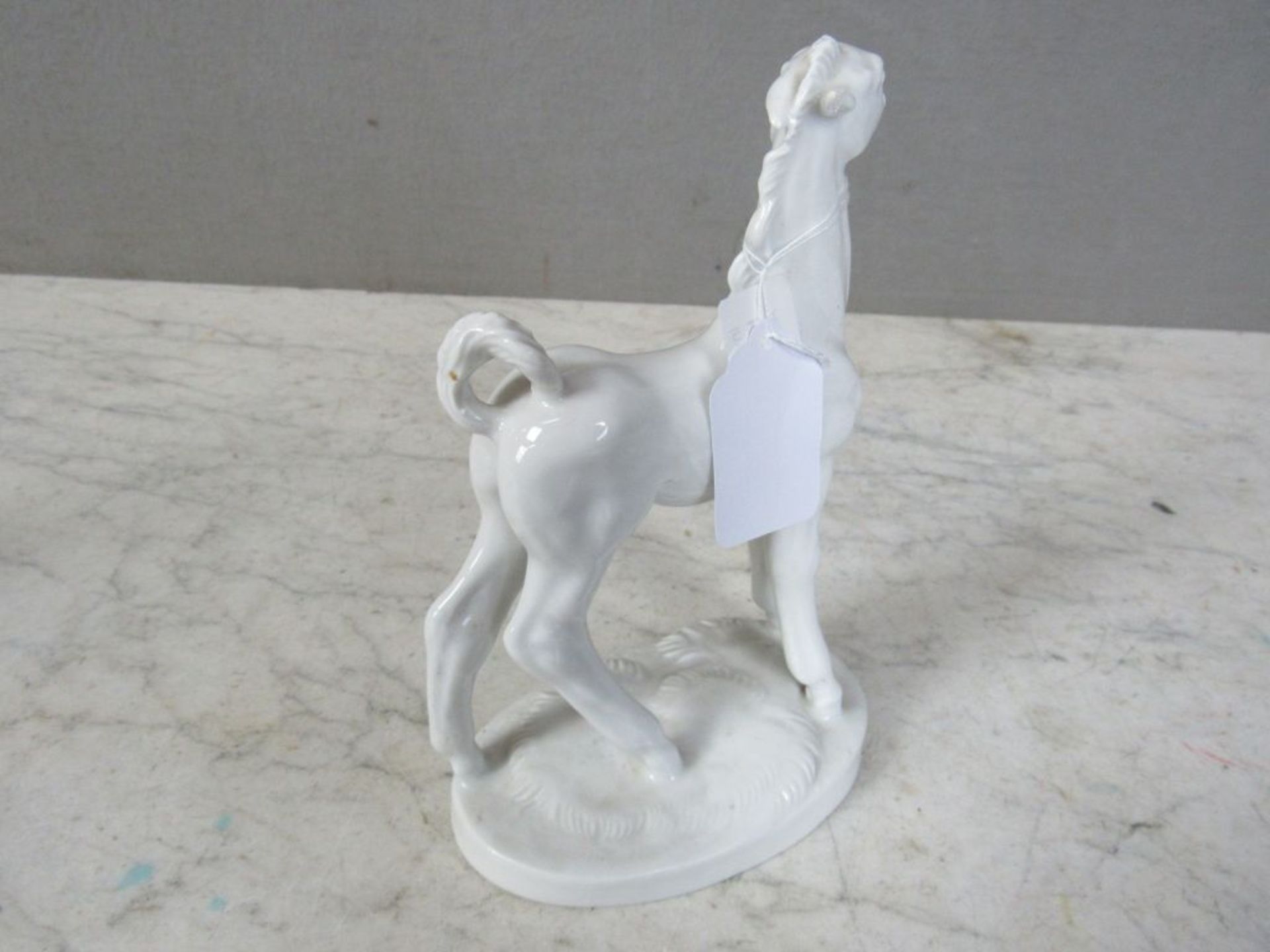 Porzellanfigur Pferd Meissen - Bild 6 aus 10