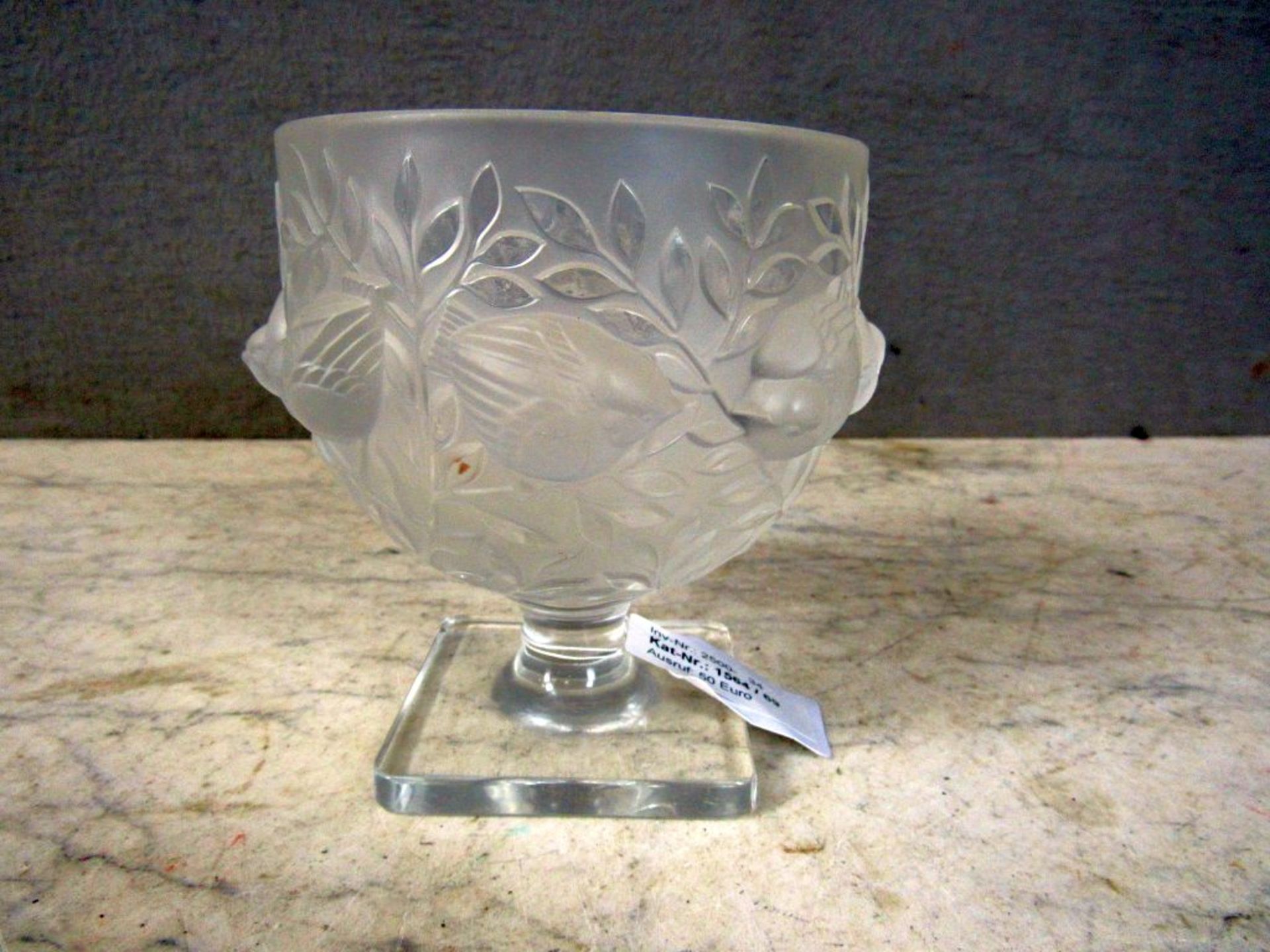 Seltene Kristallglasschale Lalique