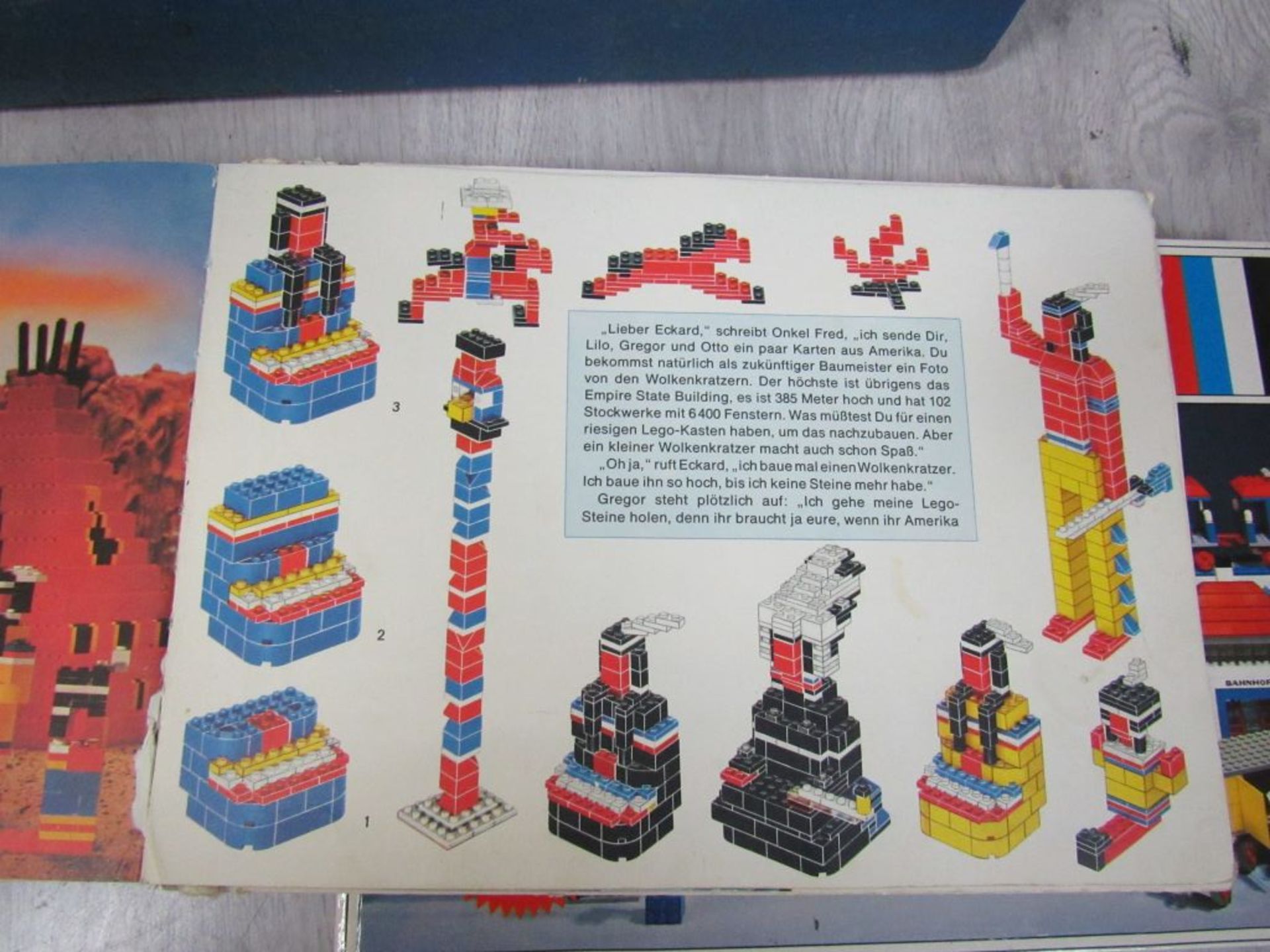 Vintage Spielzeug Lego mit BÃ¼chern - Bild 7 aus 10