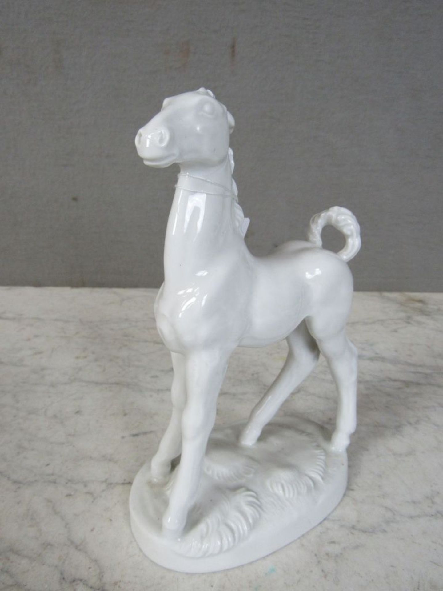 Porzellanfigur Pferd Meissen - Bild 2 aus 10